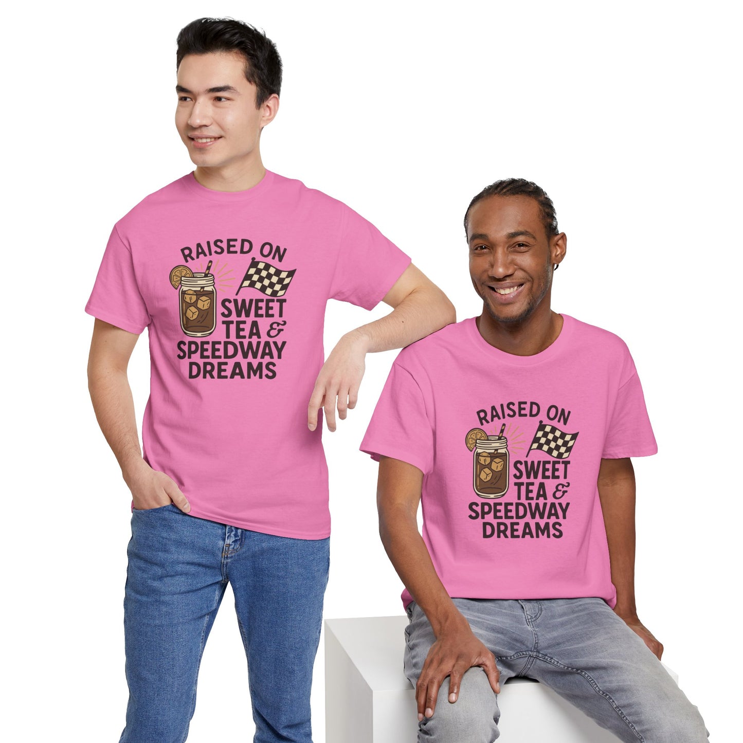 Raised on Sweet Tea & Speedway Dreams Tee