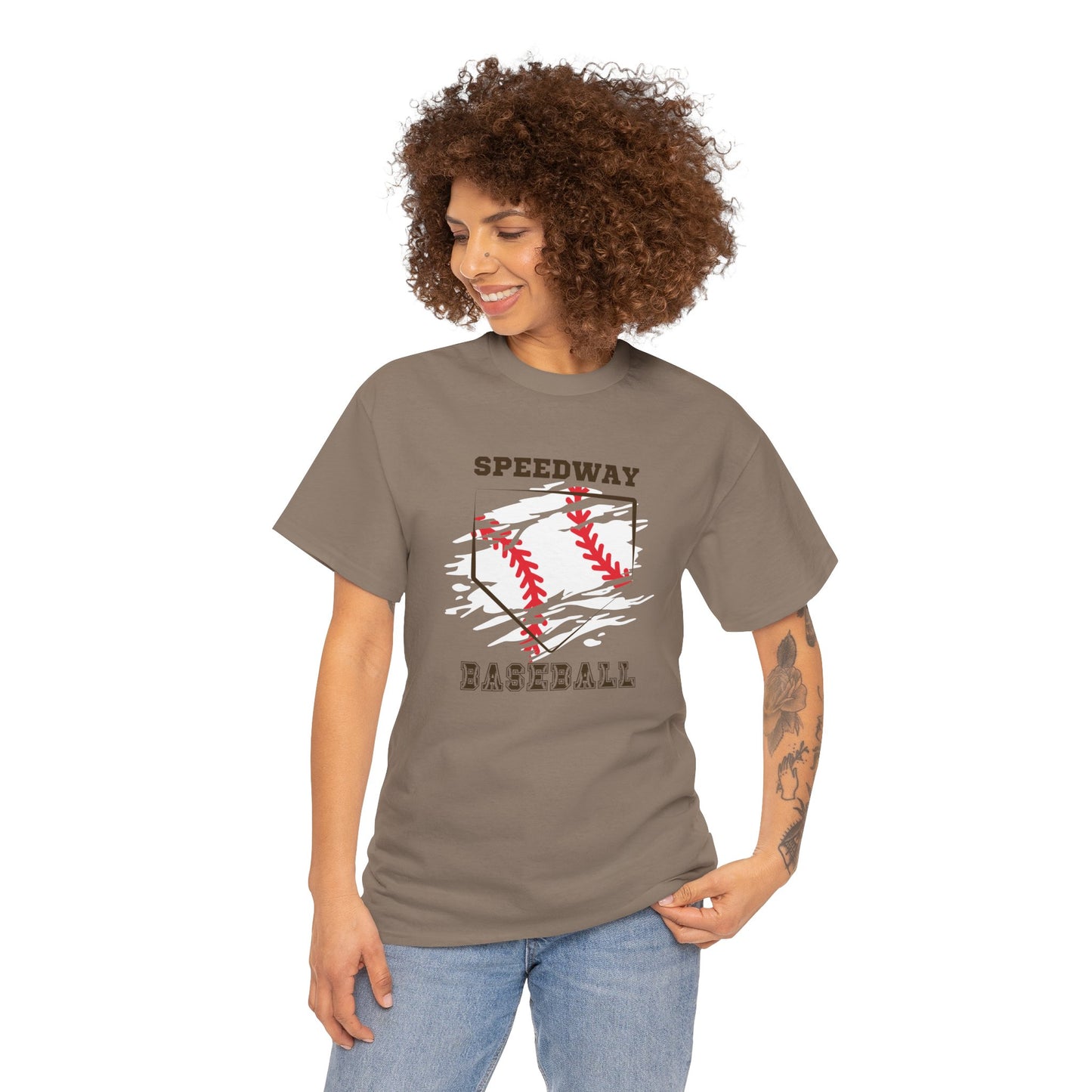 Speedway Baseball T-Shirt — Vintage Distressed Baseball