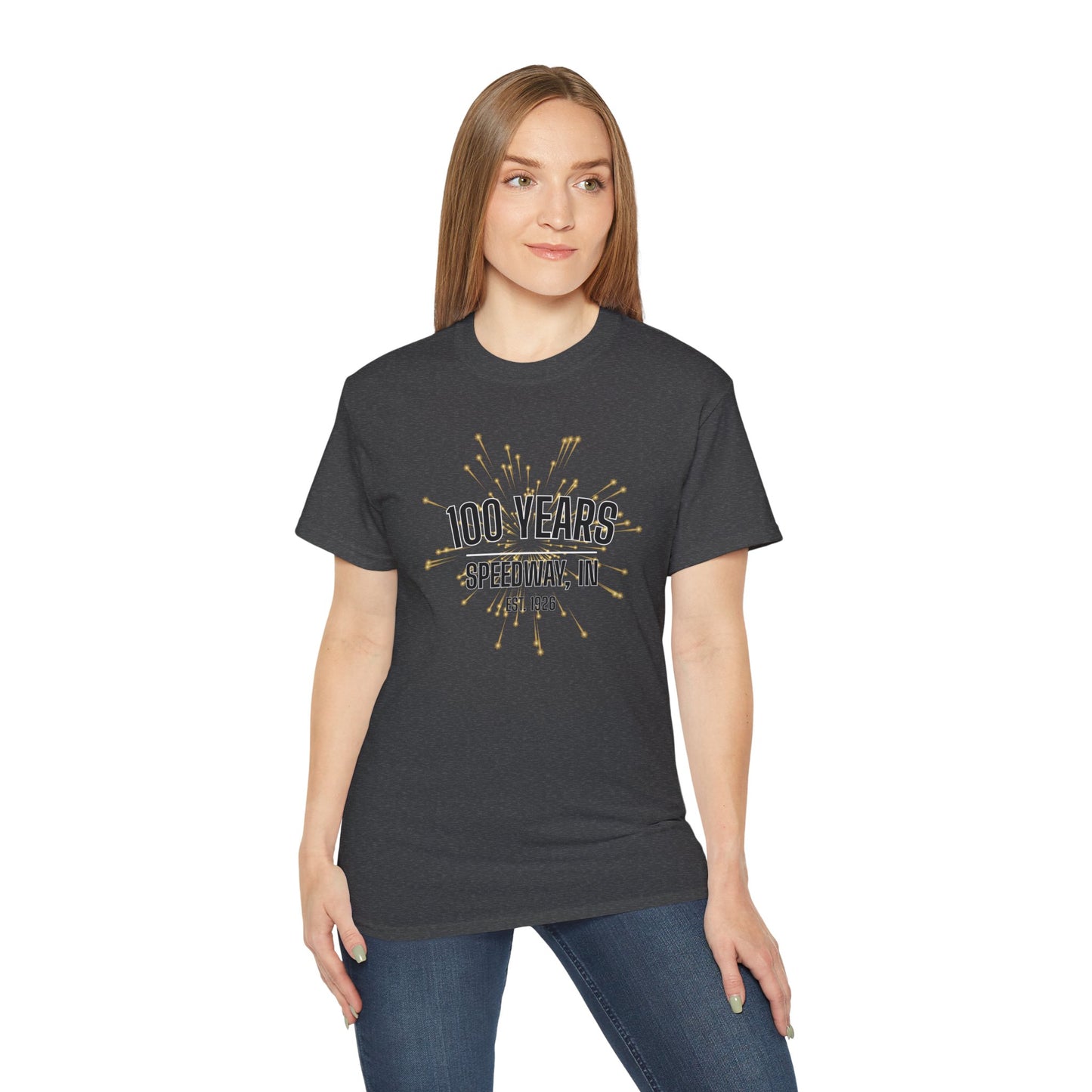 Adult 100th Anniversary - Speedway Firework Tee