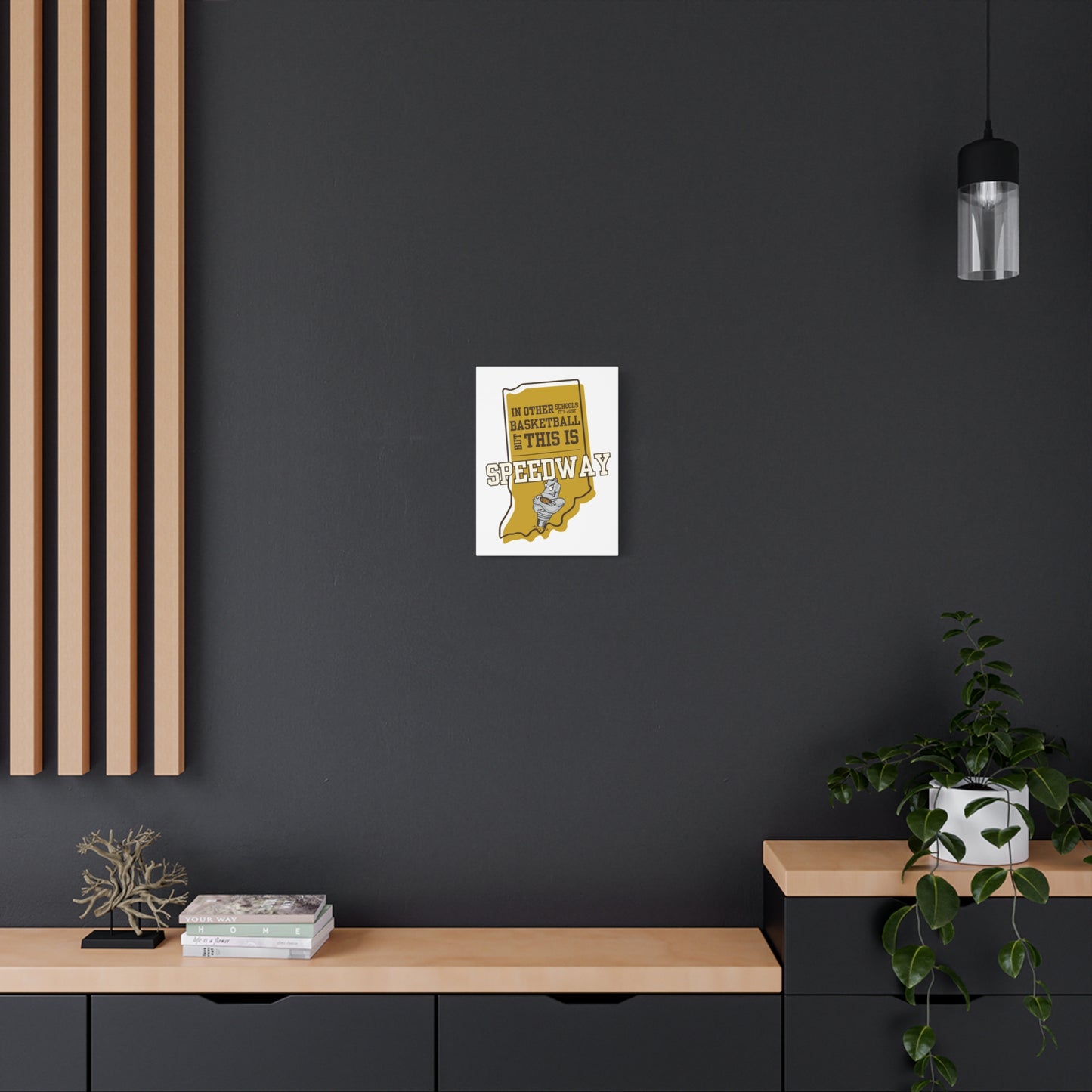 Canvas Wall Art - Speedway Basketball