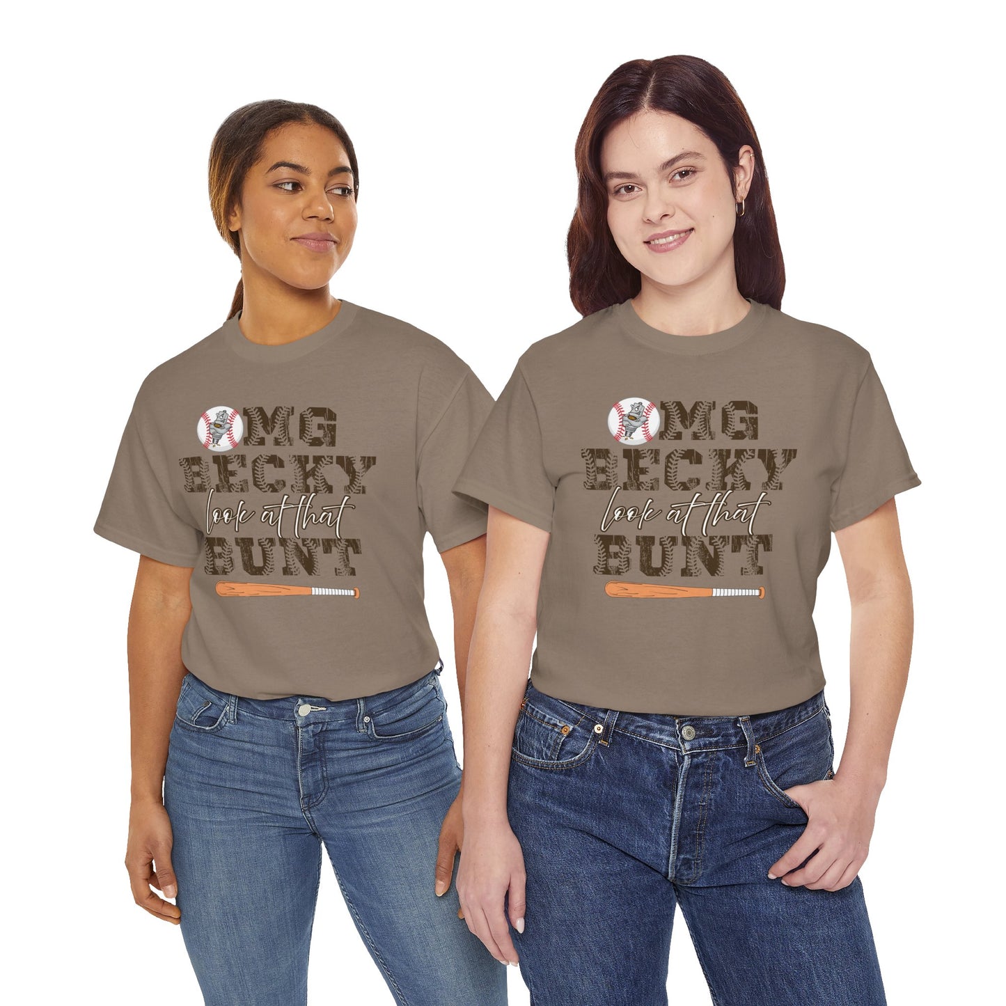 OMG Becky Look at That Bunt Speedway Baseball T-Shirt