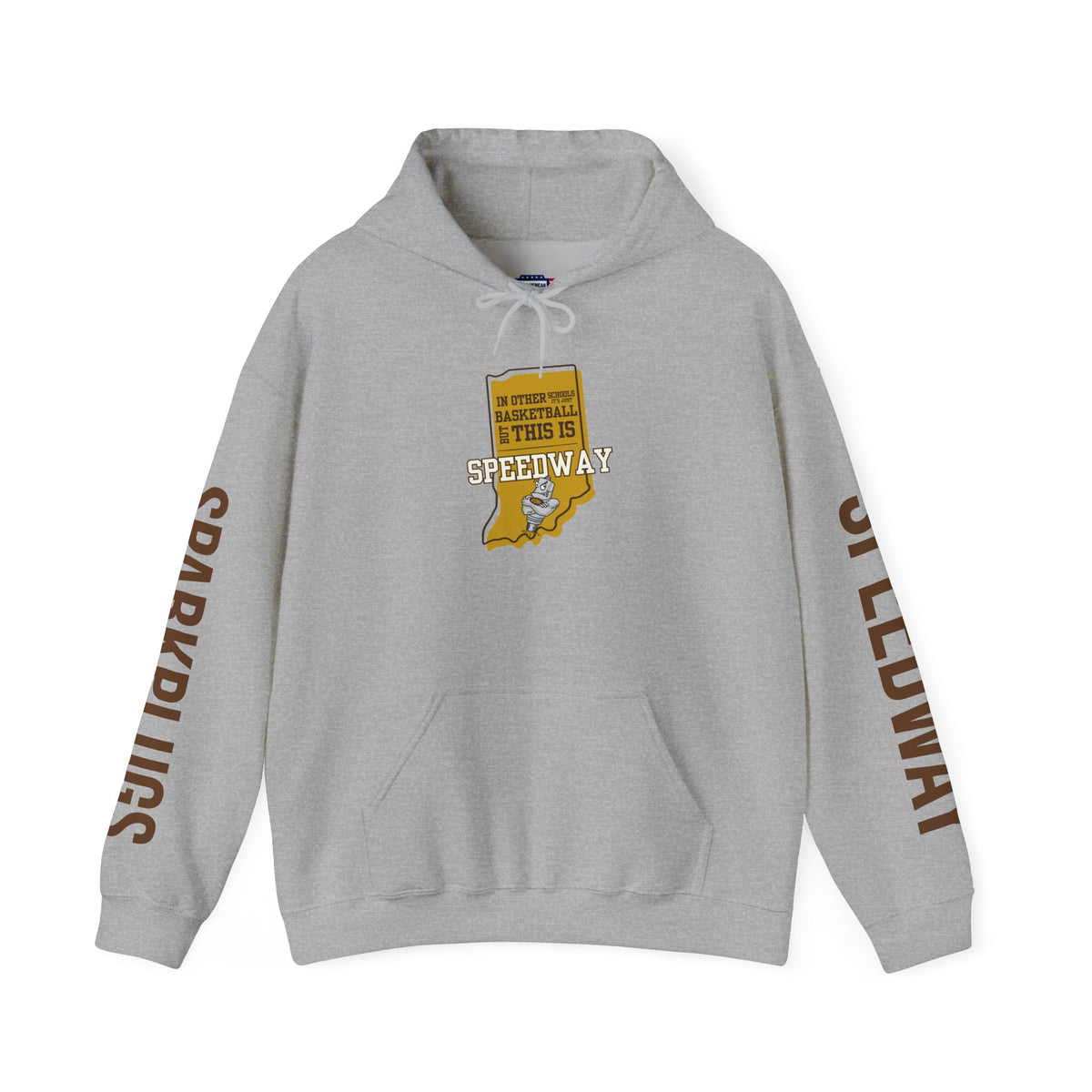 Adult Hoodie - Speedway Sparkplugs Basketball