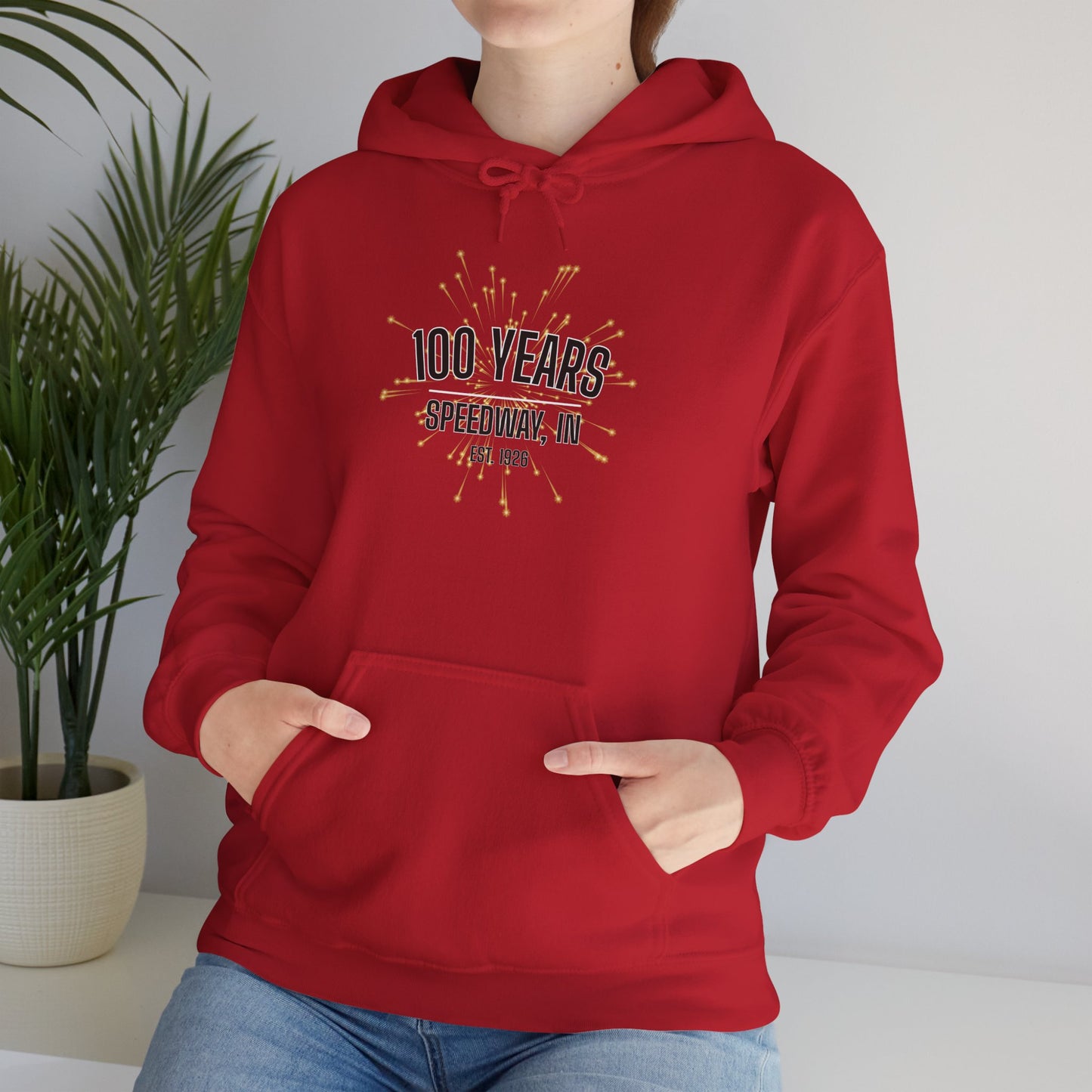 Adult 100th Anniversary - Speedway Firework Hoodie