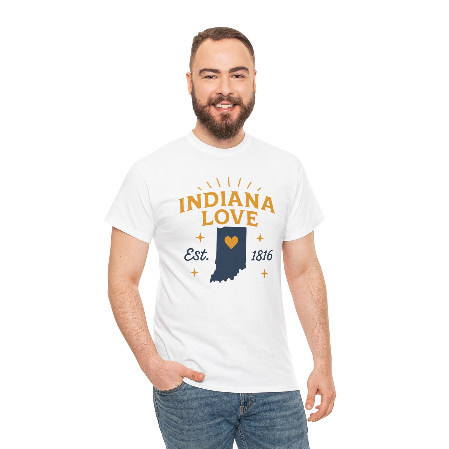 Indiana Love T-Shirt – Est. 1816 State Tee