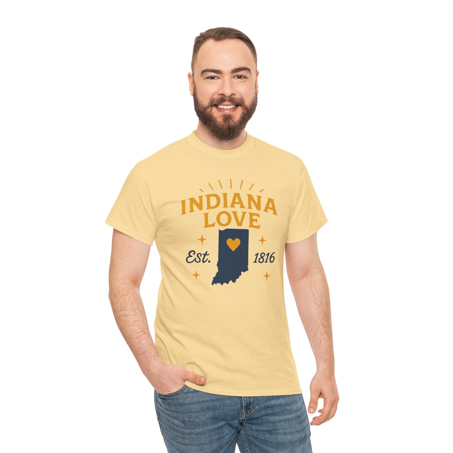 Indiana Love T-Shirt – Est. 1816 State Tee