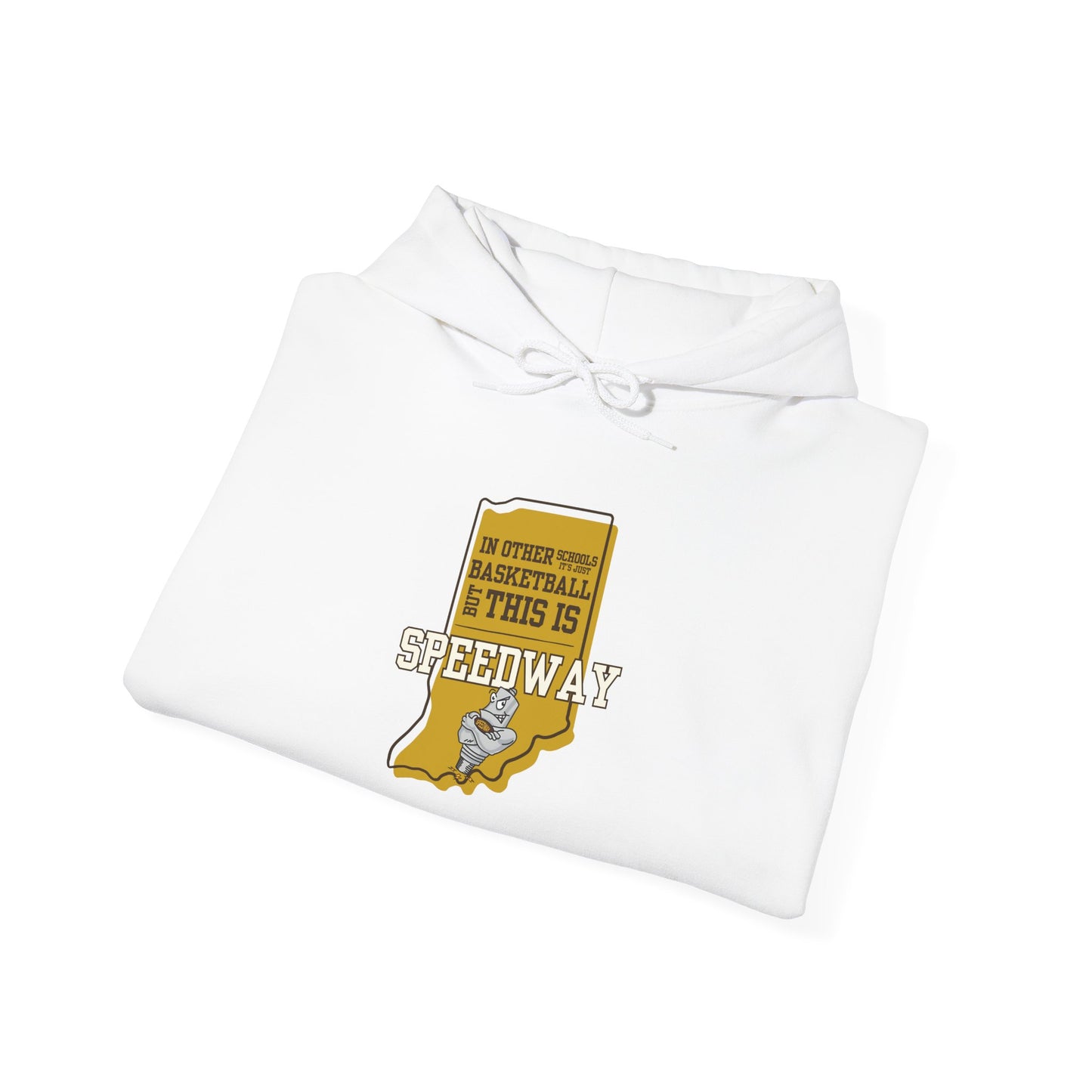 Adult Hoodie - Speedway Sparkplugs Basketball
