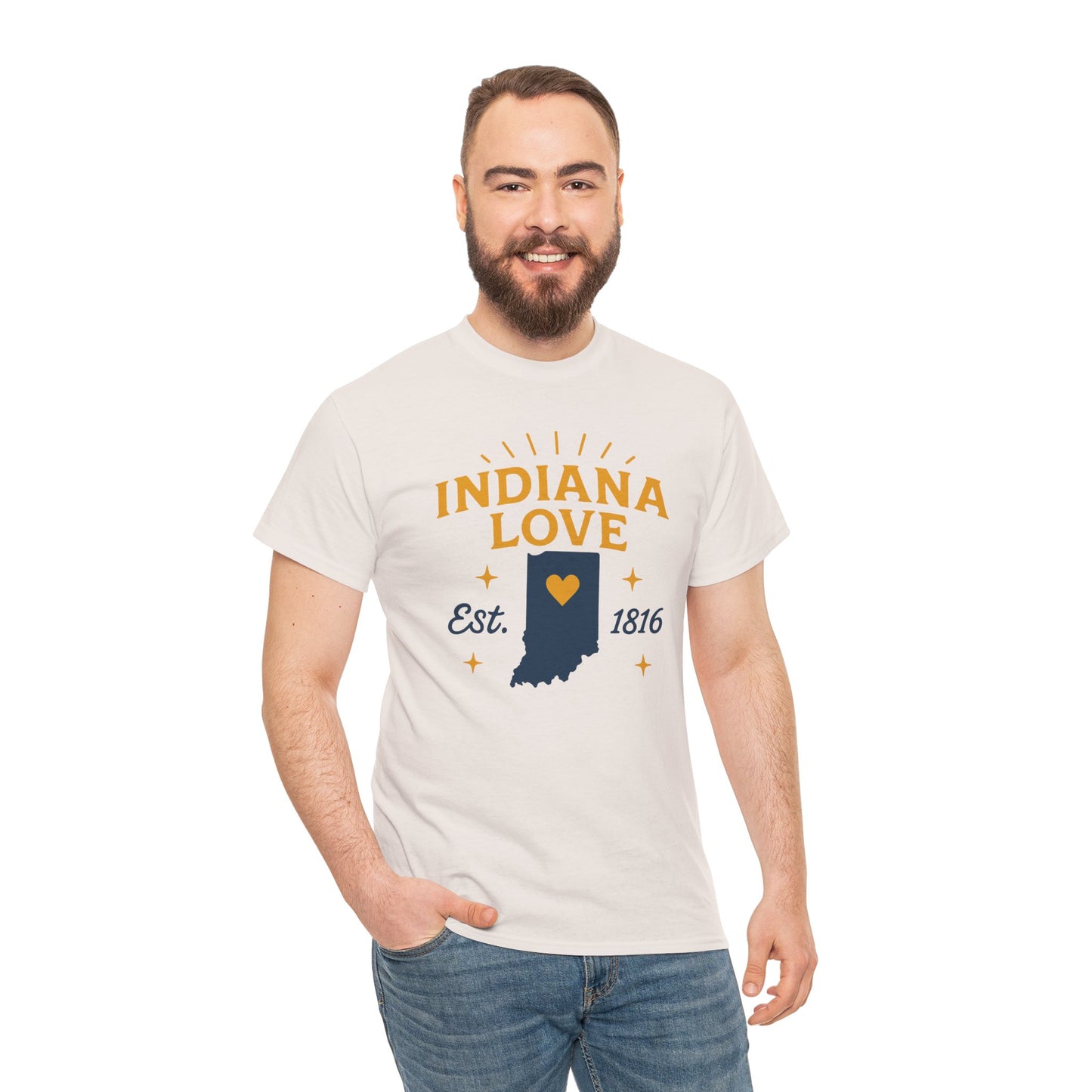 Indiana Love T-Shirt – Est. 1816 State Tee