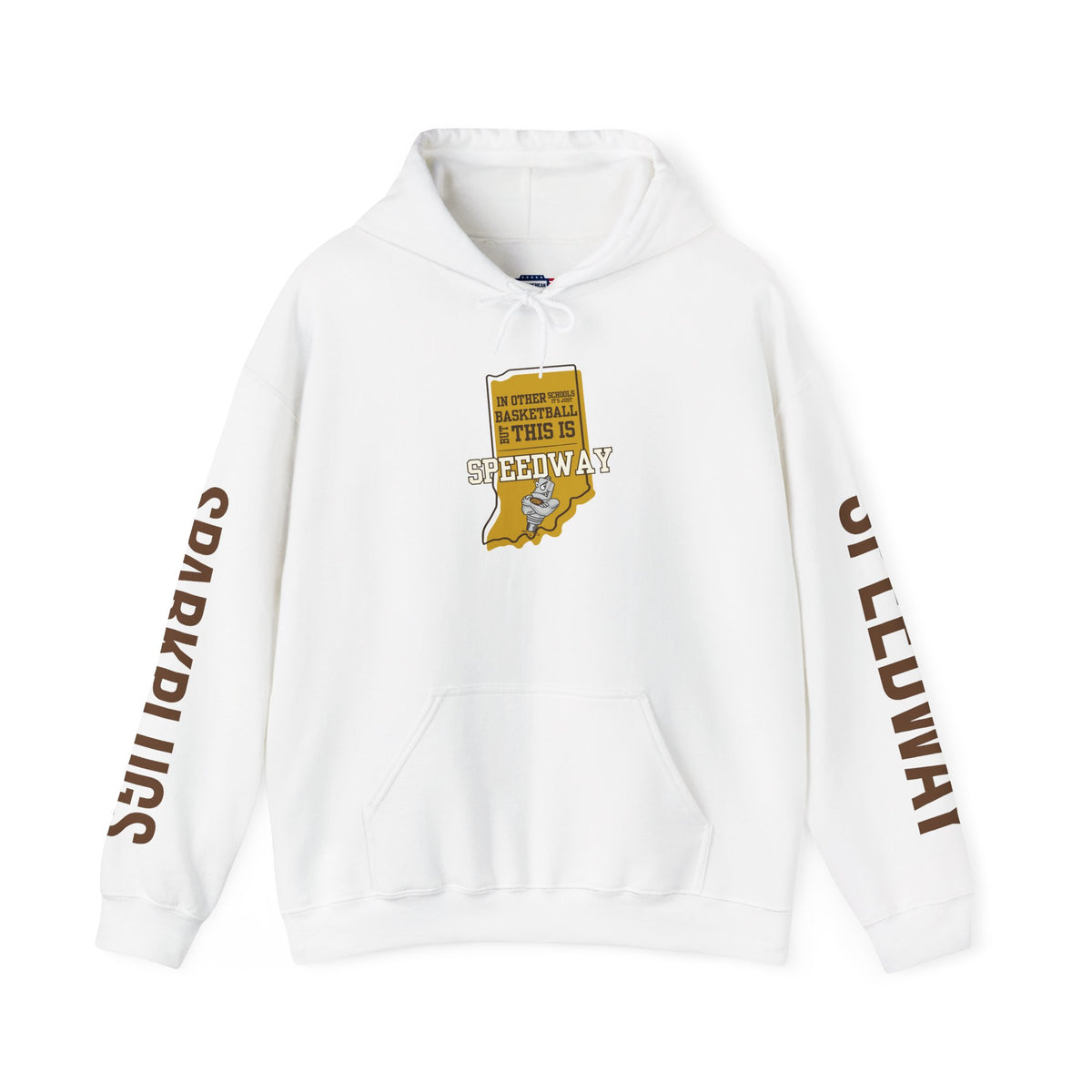 Adult Hoodie - Speedway Sparkplugs Basketball