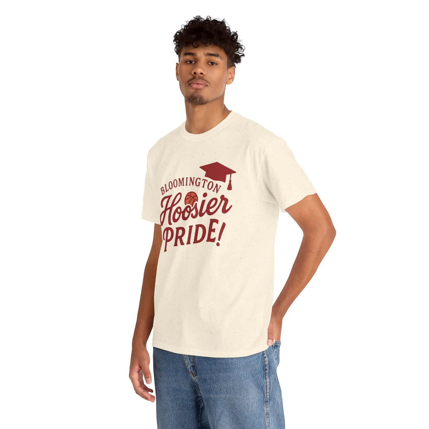 Bloomington Hoosier Pride T-Shirt — Graduation Cap College Tee