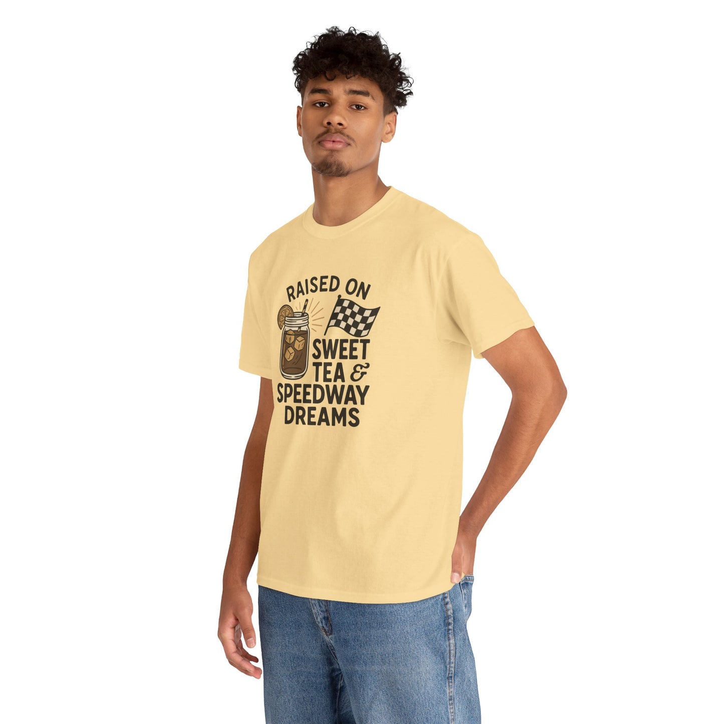 Raised on Sweet Tea & Speedway Dreams Tee