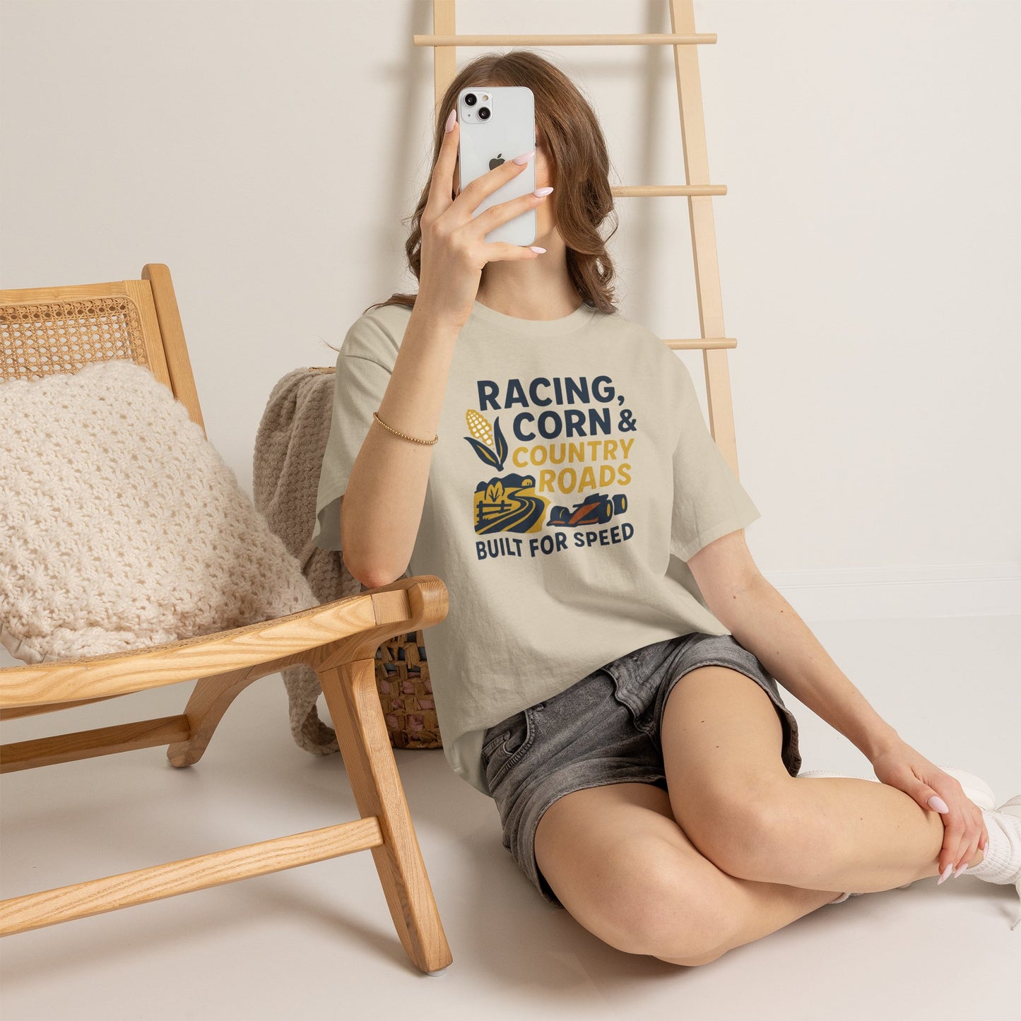 Racing, Corn & Country Roads T-Shirt – Built for Speed Tee