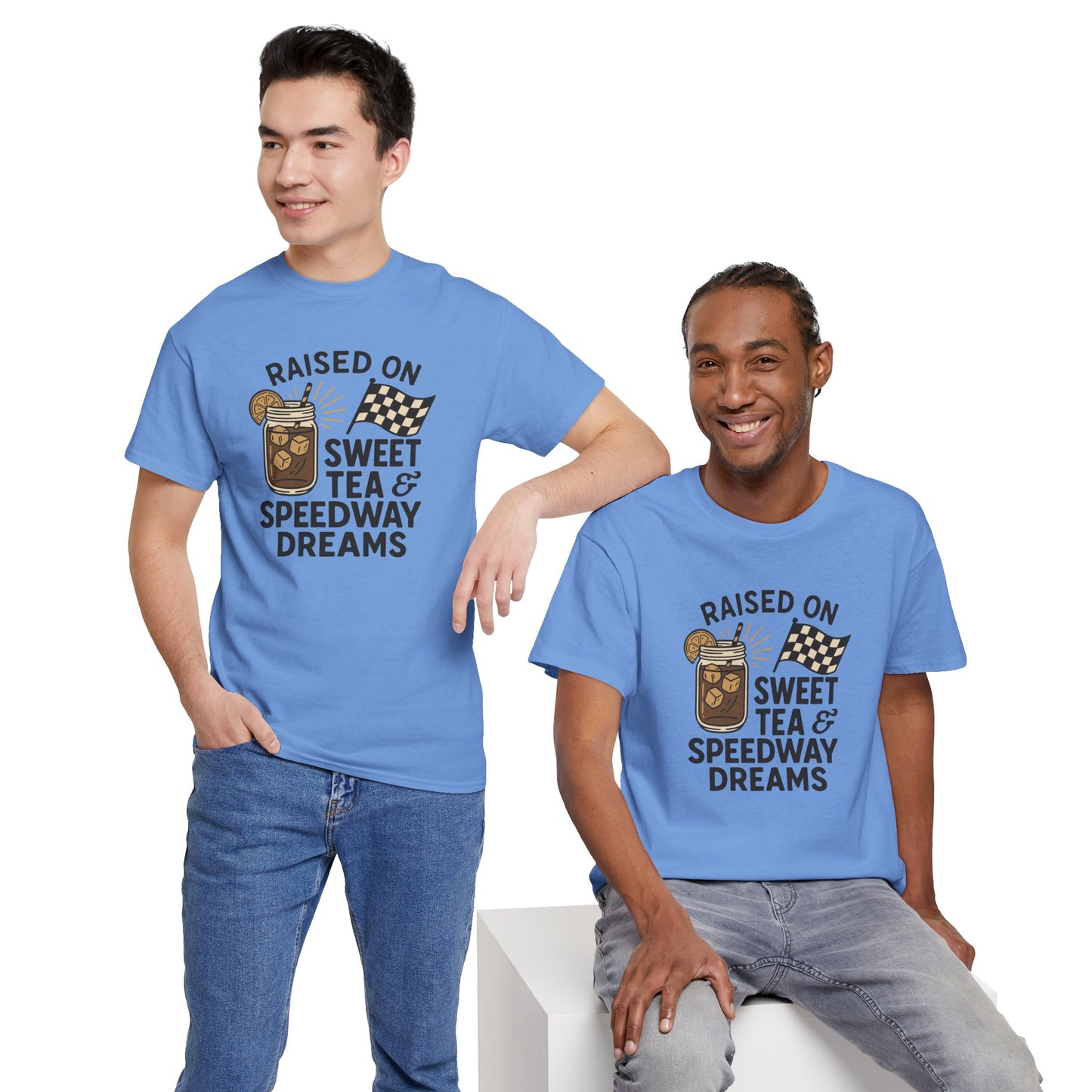 Raised on Sweet Tea & Speedway Dreams Tee