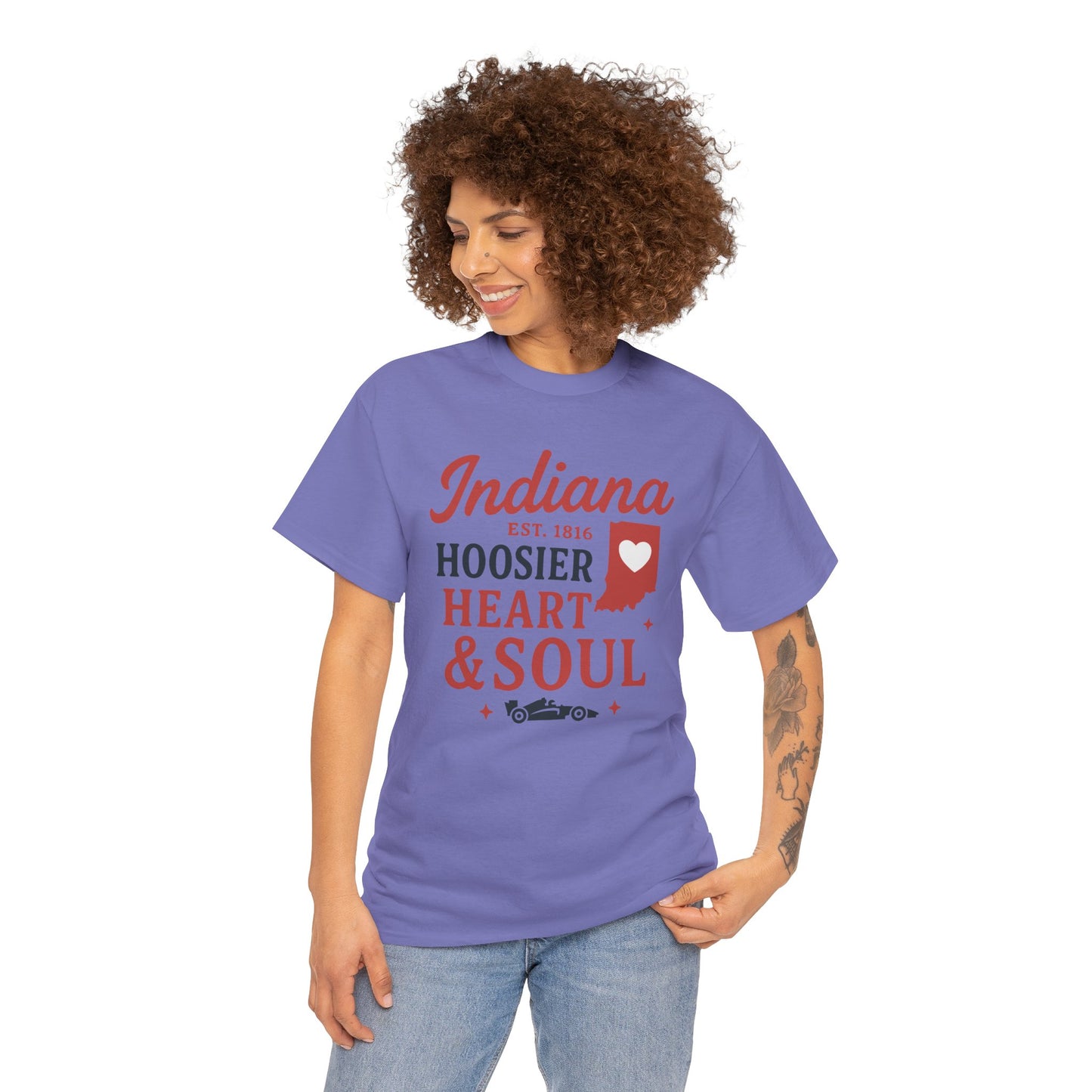 Indiana Hoosier Heart & Soul T-Shirt