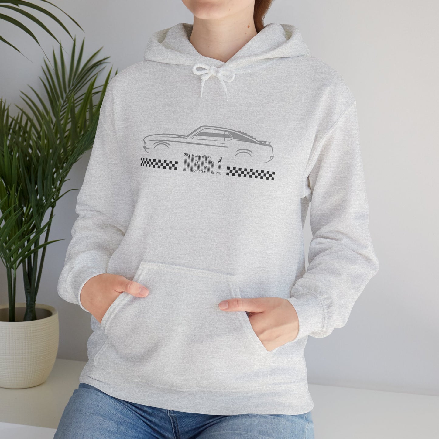 Adult Mustang Mach 1 Sweatshirt — Vintage Muscle Car