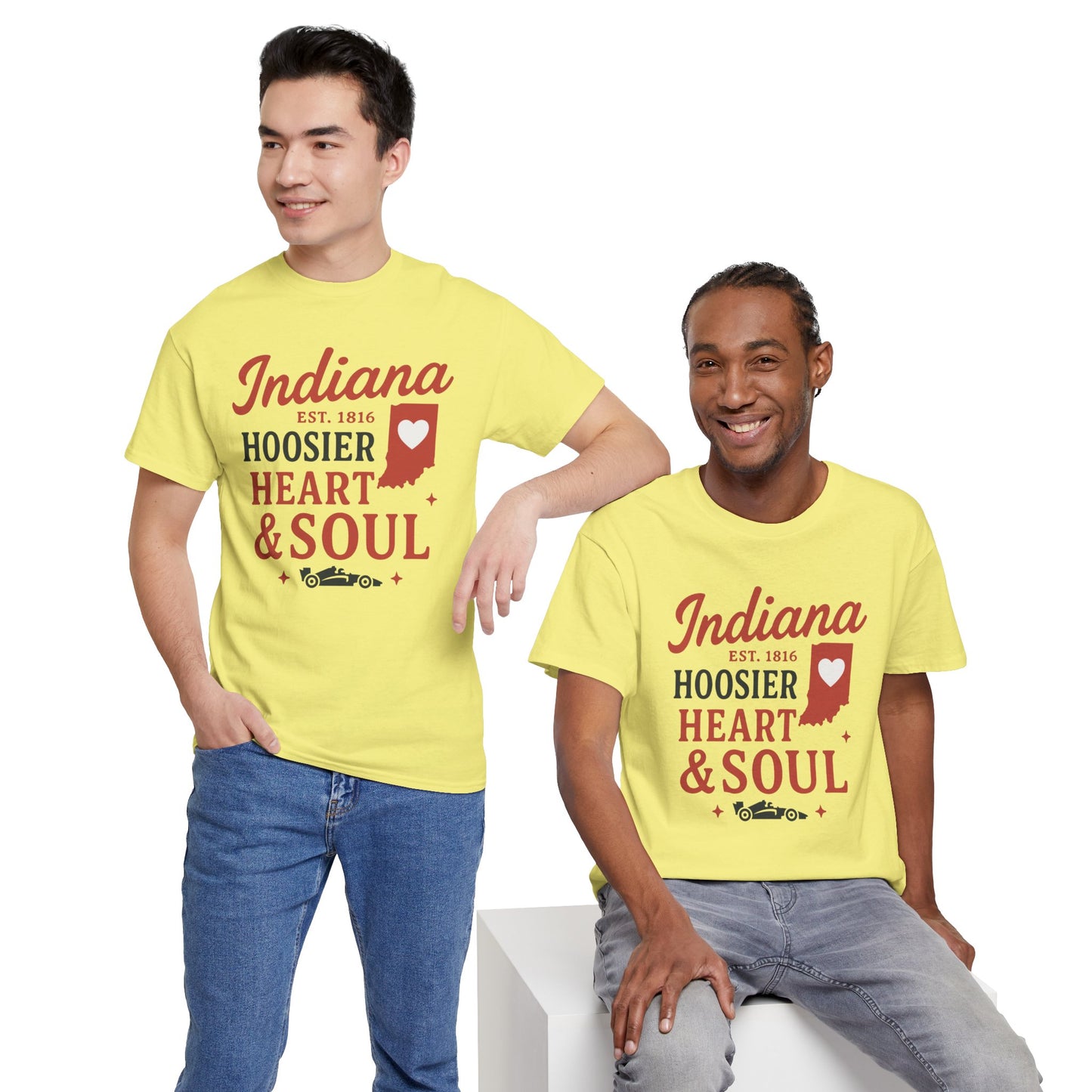 Indiana Hoosier Heart & Soul T-Shirt