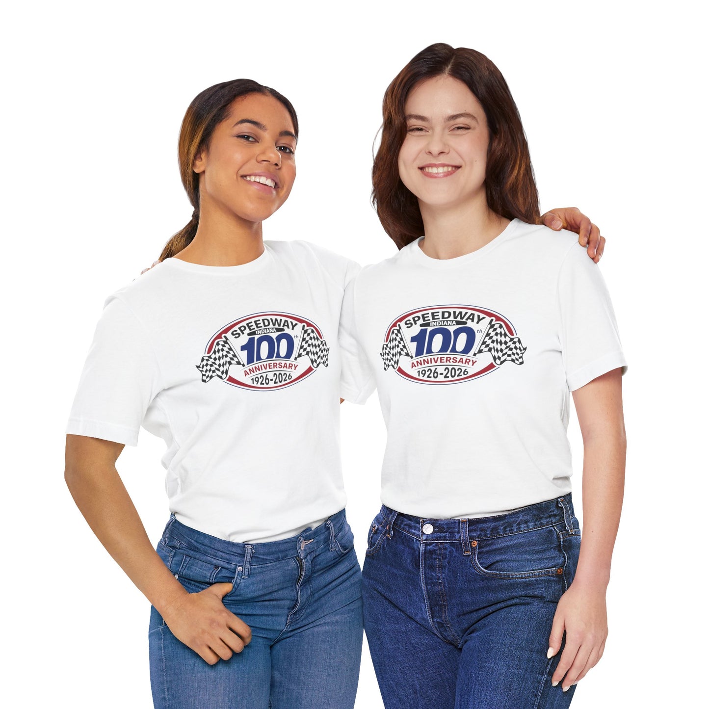 Adult Official Logo Centennial T-Shirt — Speedway '1926–2026'