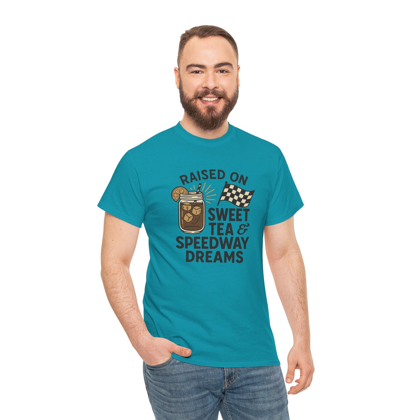 Raised on Sweet Tea & Speedway Dreams Tee