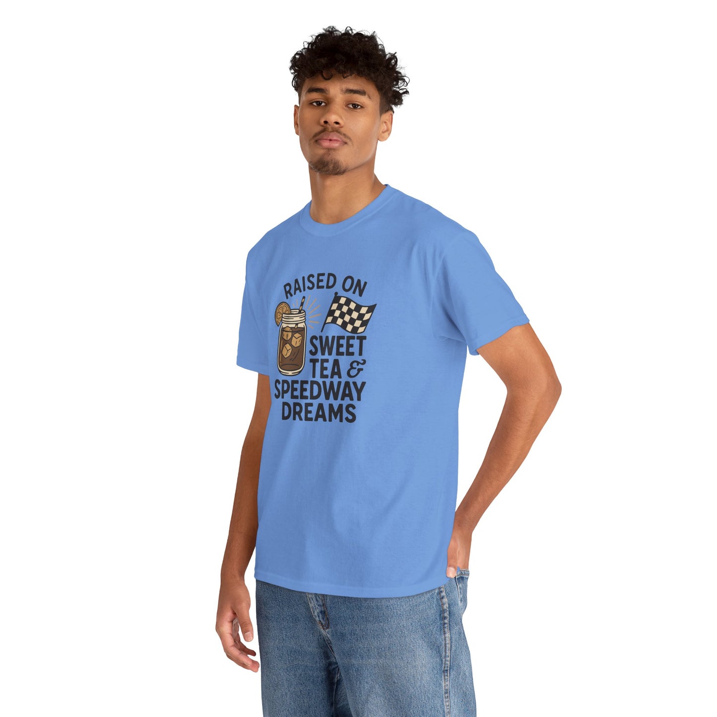 Raised on Sweet Tea & Speedway Dreams Tee
