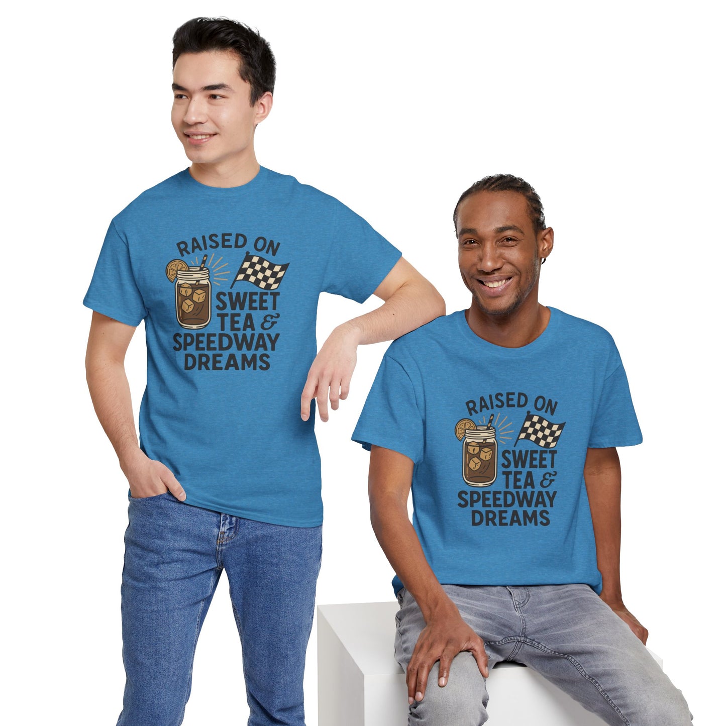 Raised on Sweet Tea & Speedway Dreams Tee