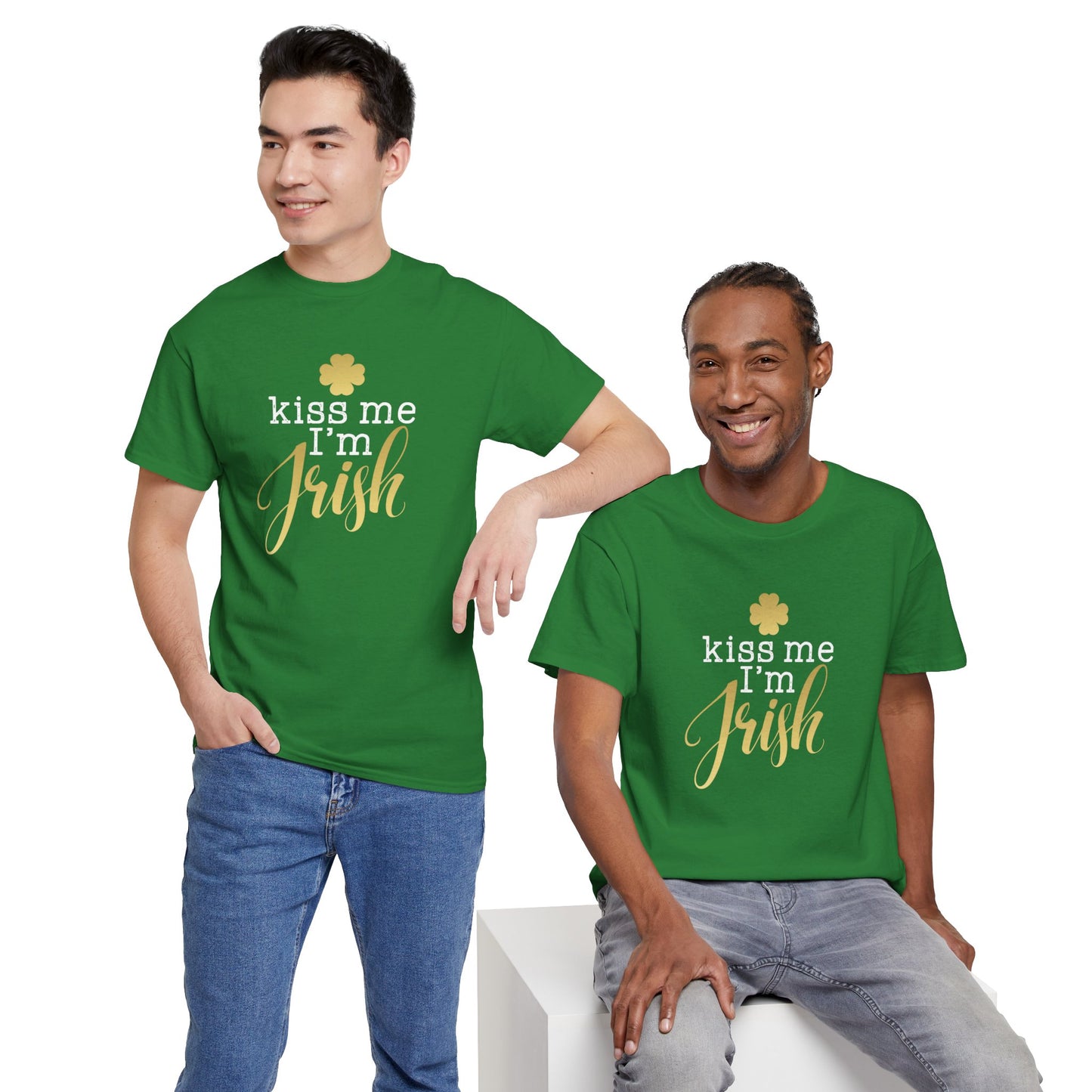Adult Kiss Me I'm Irish T‑Shirt