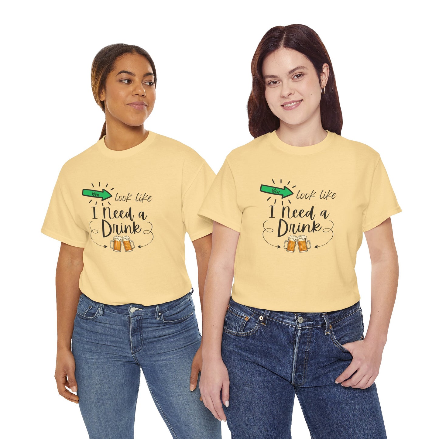 Adult I Need a Drink T-Shirt — Funny Graphic Tee