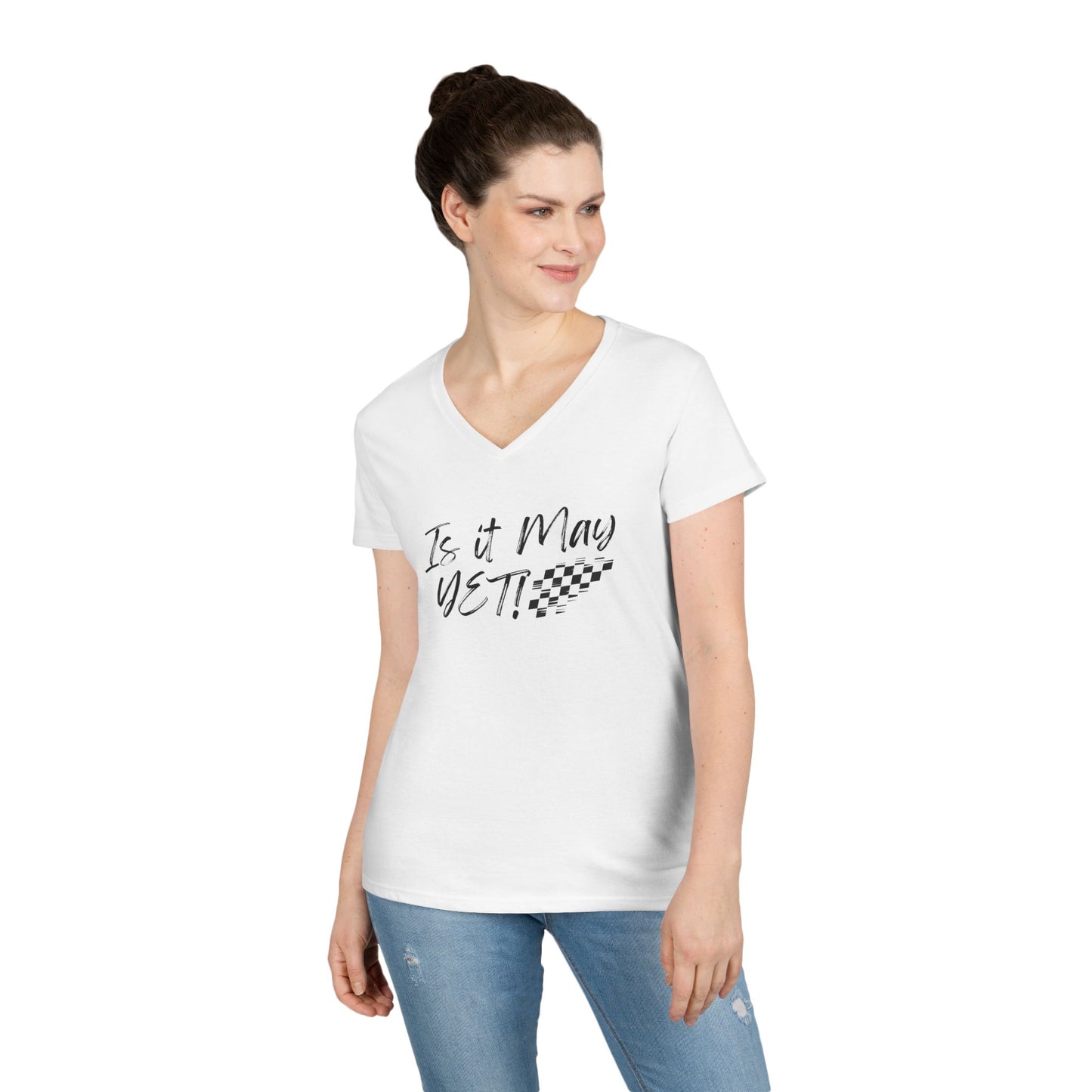 Is It May Yet? V-Neck Women's Tee