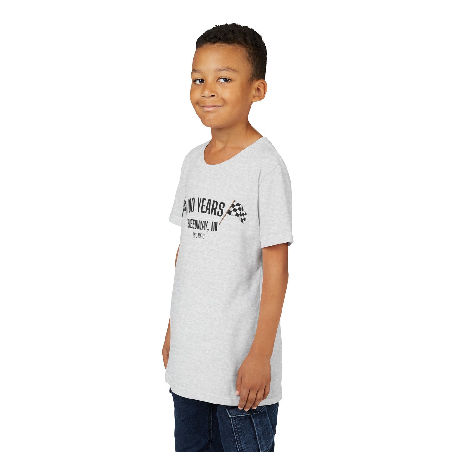 Youth 100th Anniversary - Speedway Flag Tee