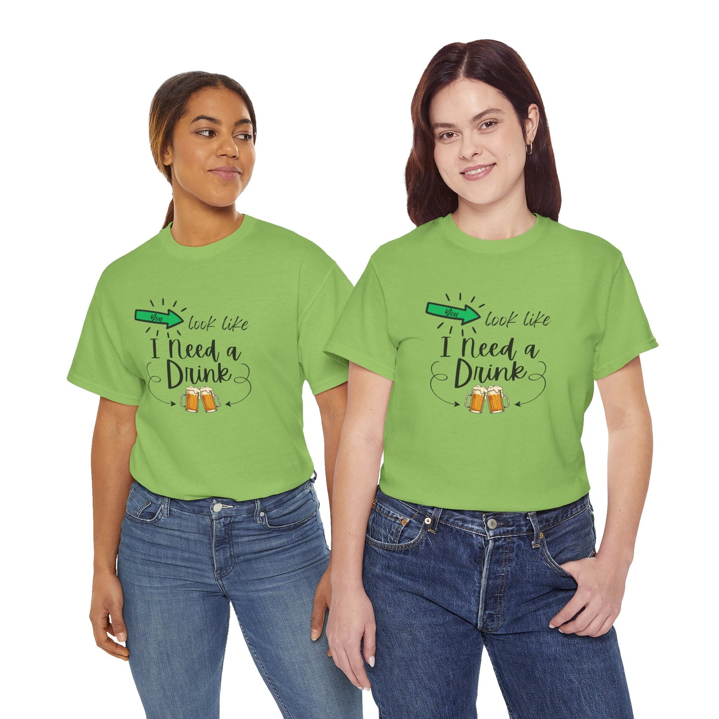 Adult I Need a Drink T-Shirt — Funny Graphic Tee