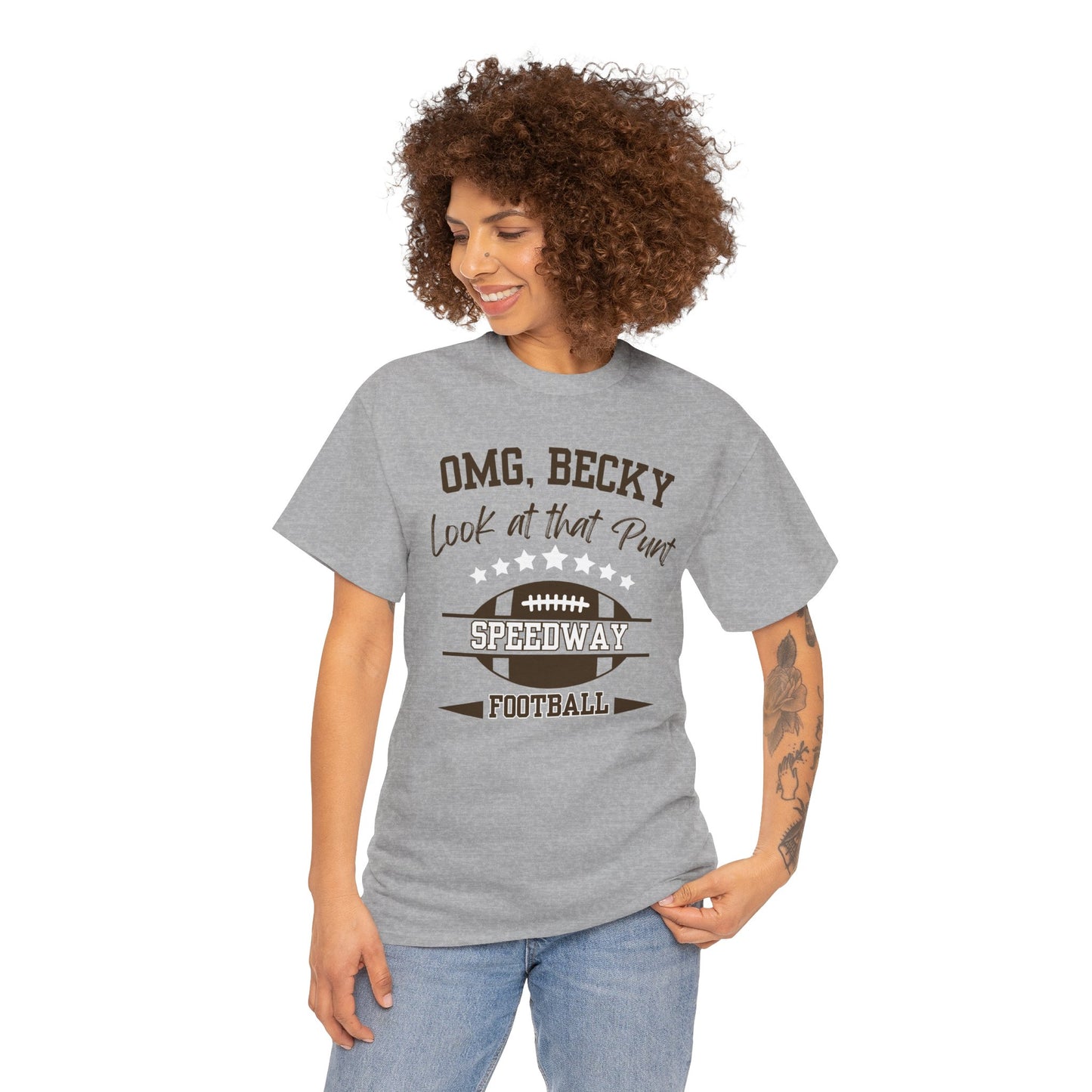 OMG, Becky Look at that Punt - Speedway Football Tee