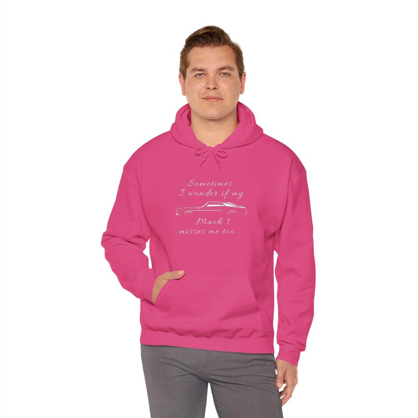 Adult Sometimes I Wonder If My Mach 1 Misses Me Hoodie