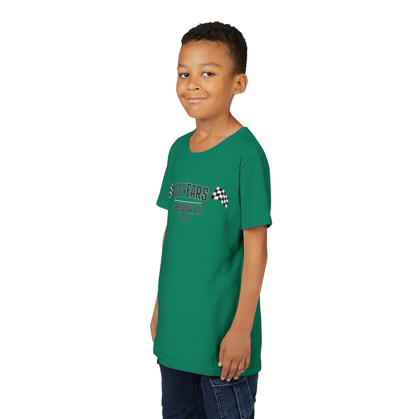 Youth 100th Anniversary - Speedway Flag Tee