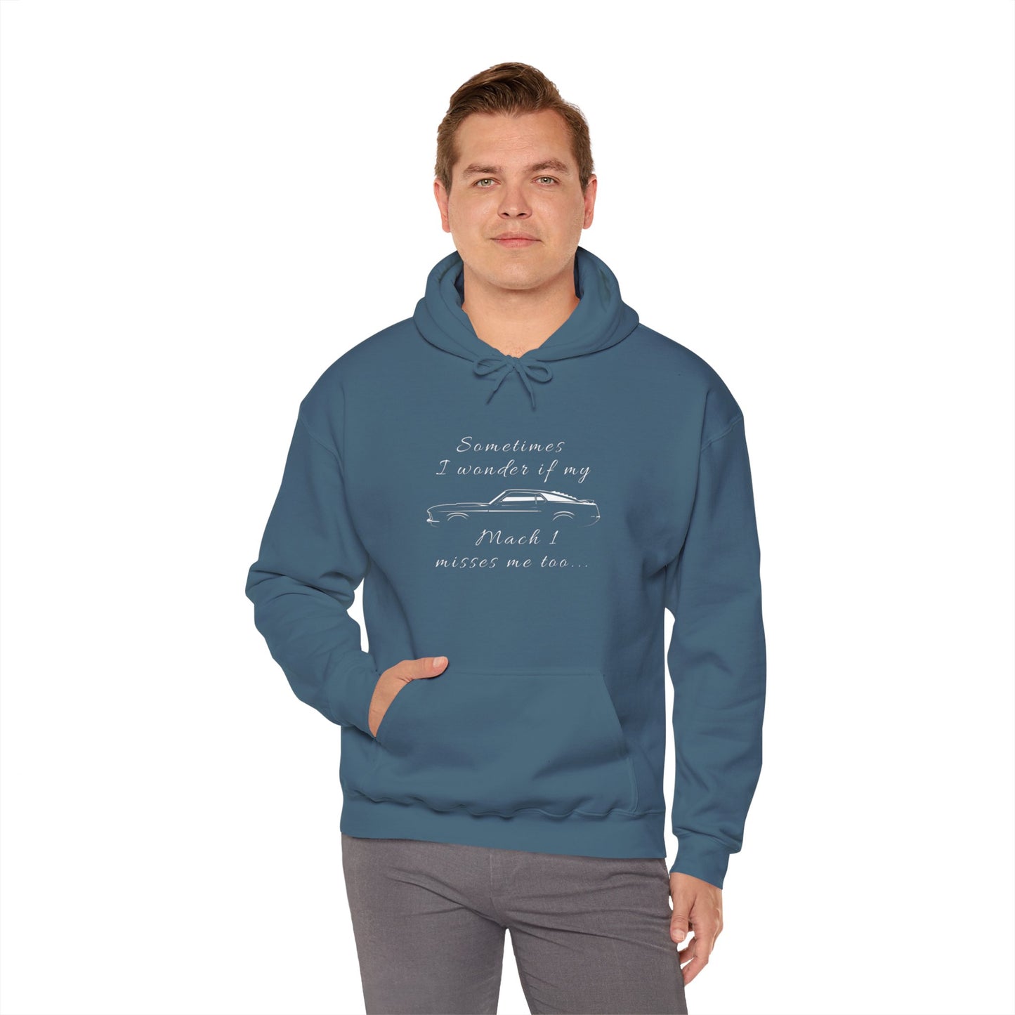 Adult Sometimes I Wonder If My Mach 1 Misses Me Hoodie