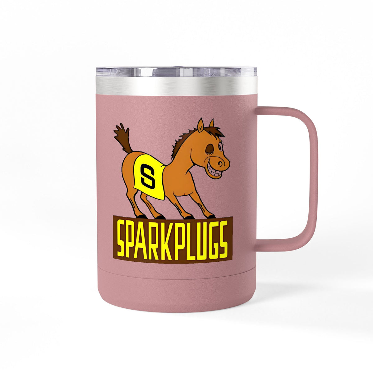 Old School Speedway Logo - 15oz Insulated Coffee Mug Tumbler with Lid