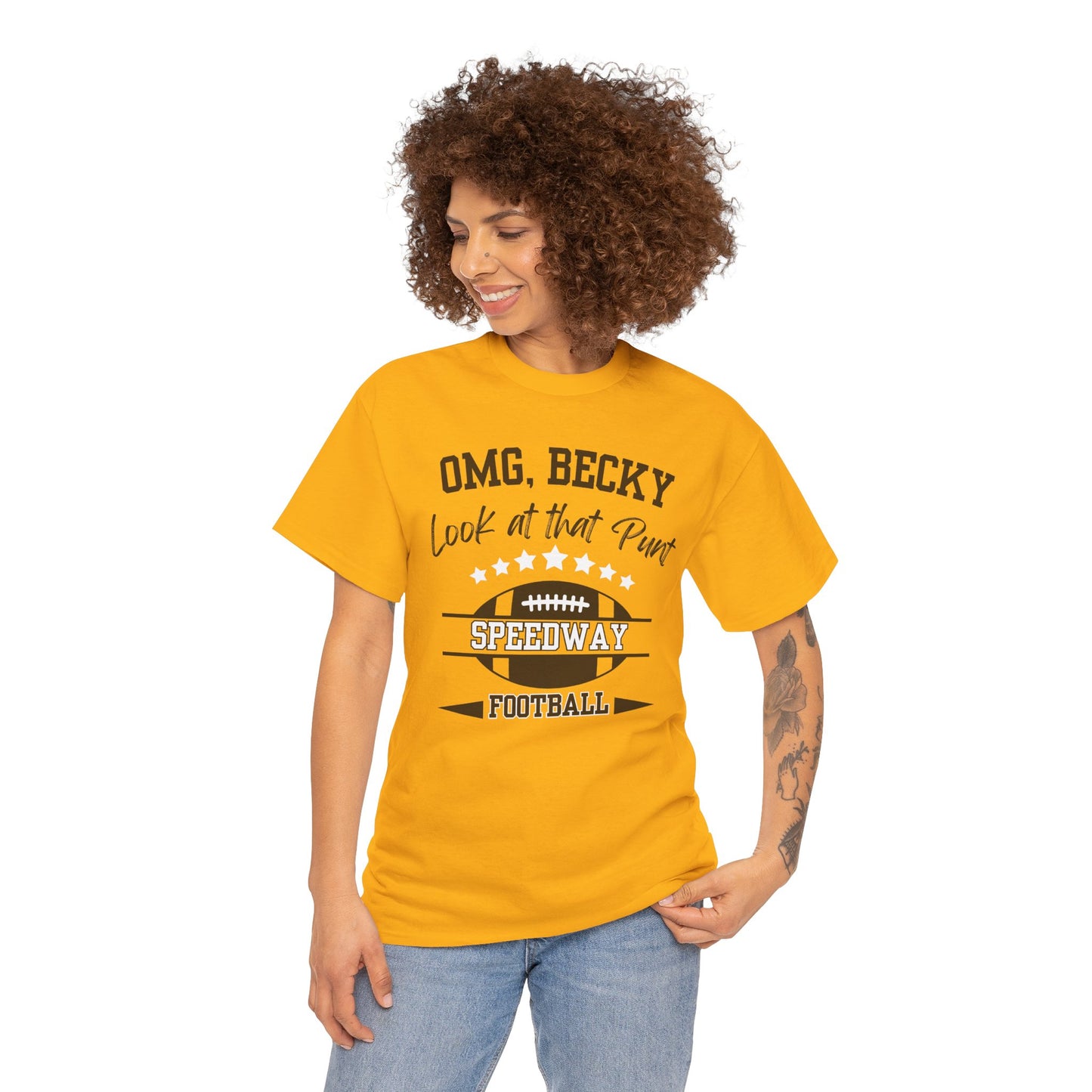 OMG, Becky Look at that Punt - Speedway Football Tee