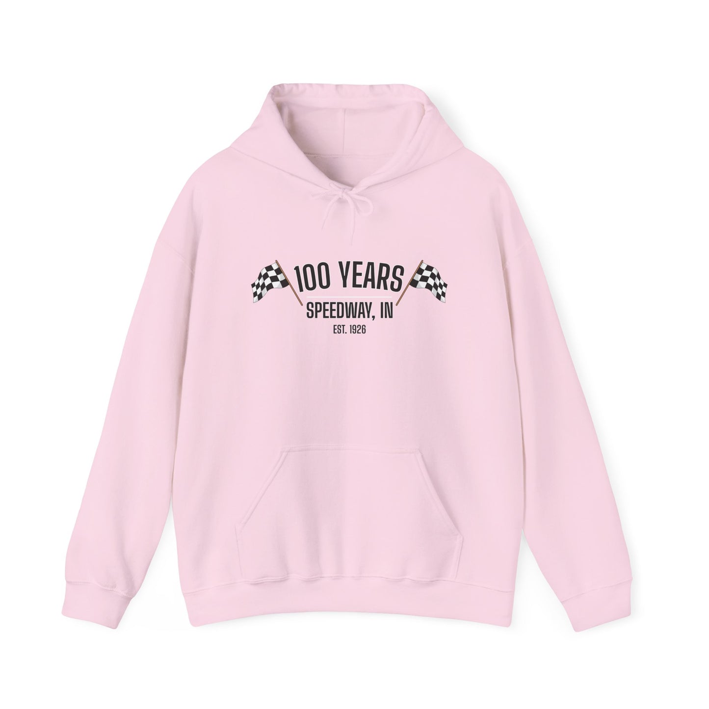 Adult 100th Anniversary - Speedway Flag Hoodie