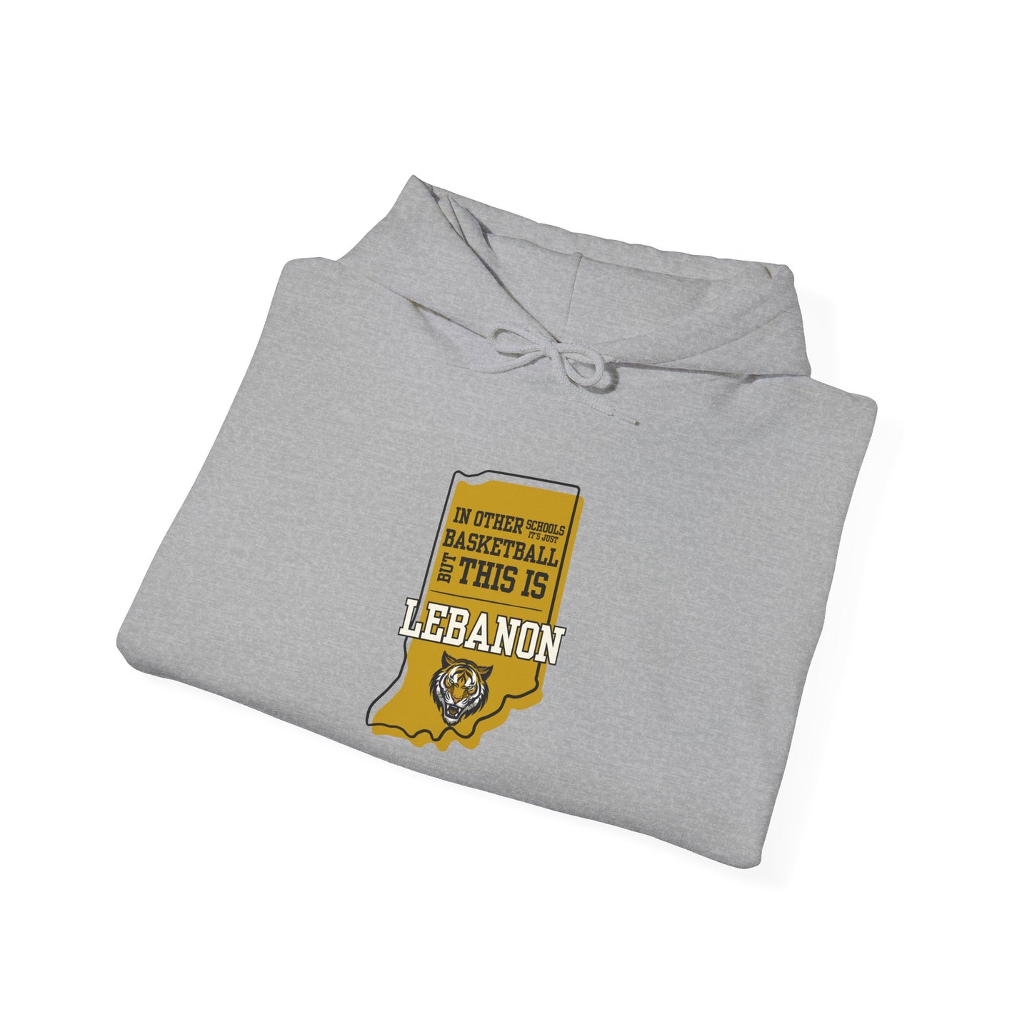 Adult Hoodie - Lebanon Tigers Basketball