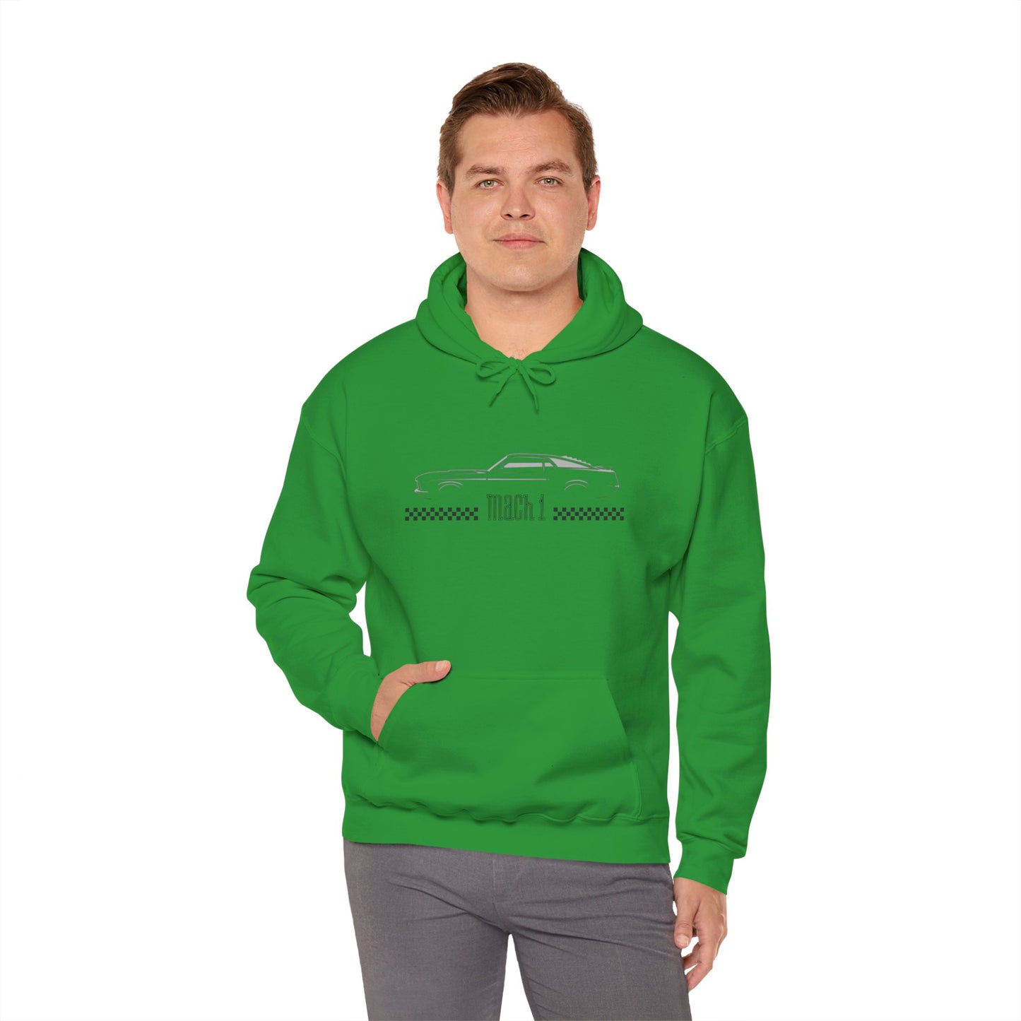 Adult Mustang Mach 1 Sweatshirt — Vintage Muscle Car