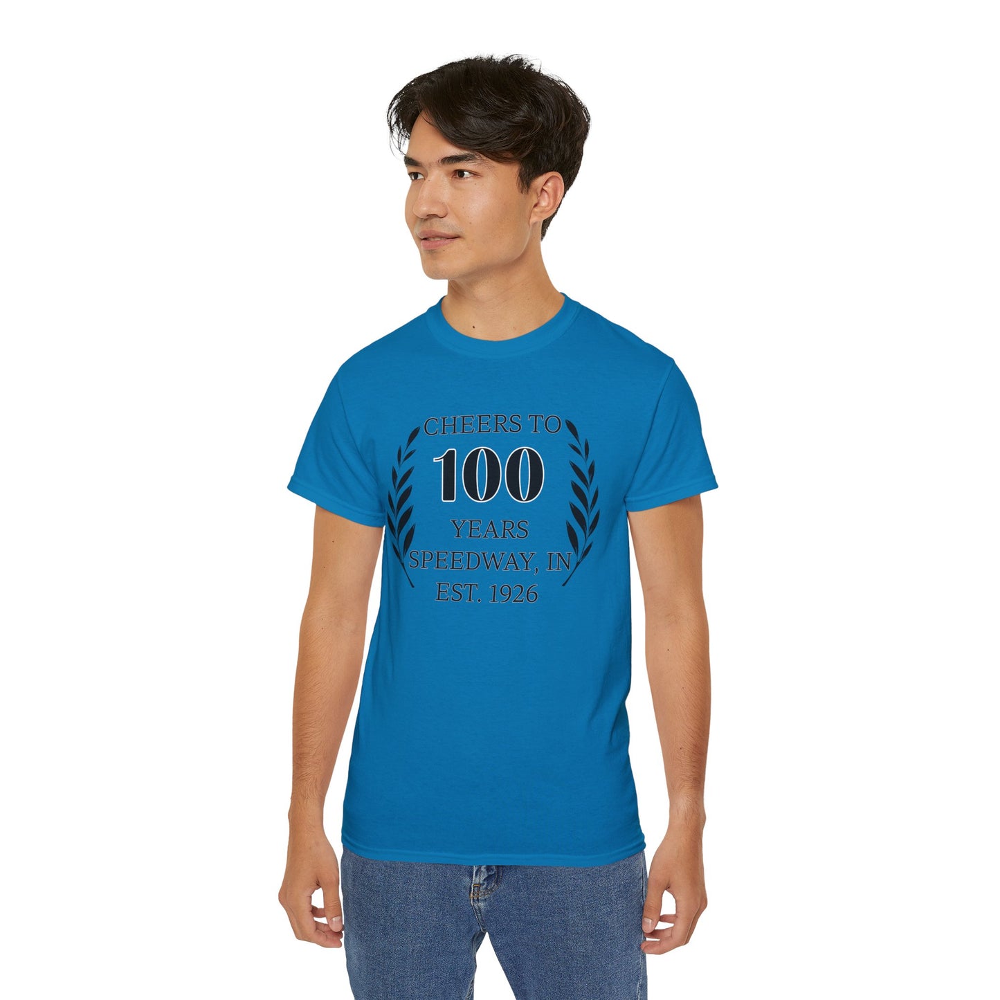 Adult 100th Anniversary - Speedway Cheers Tee
