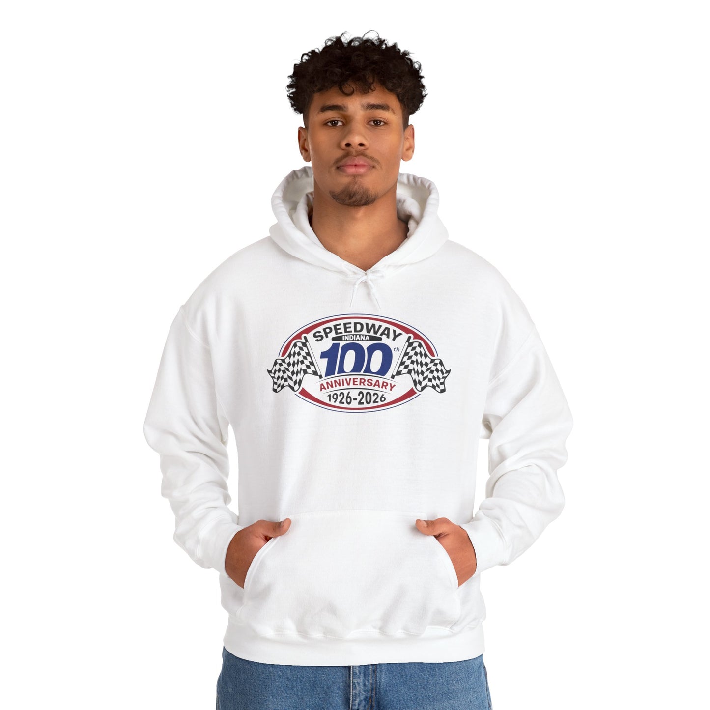 Adult Official Logo Centennial Sweatshirt — Speedway '1926–2026'