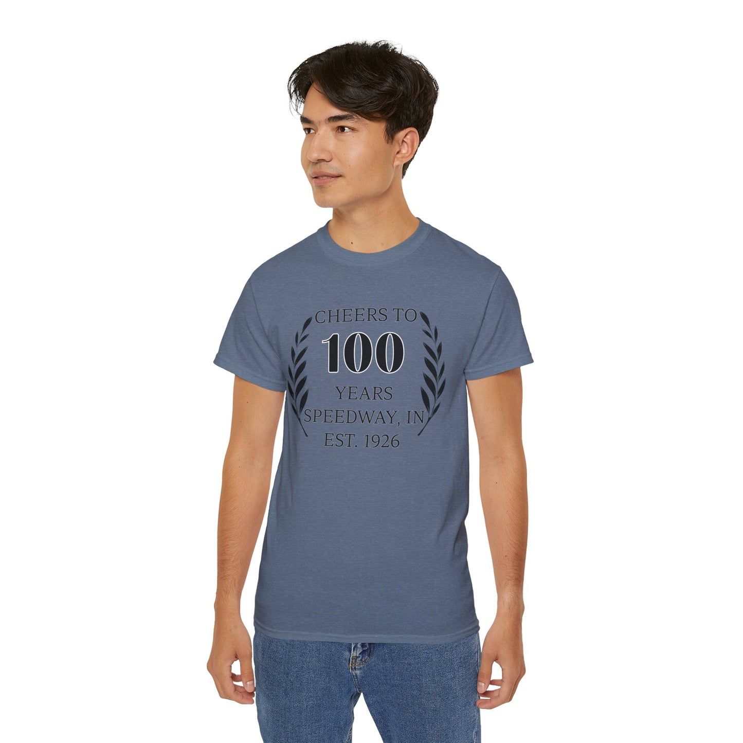 Adult 100th Anniversary - Speedway Cheers Tee
