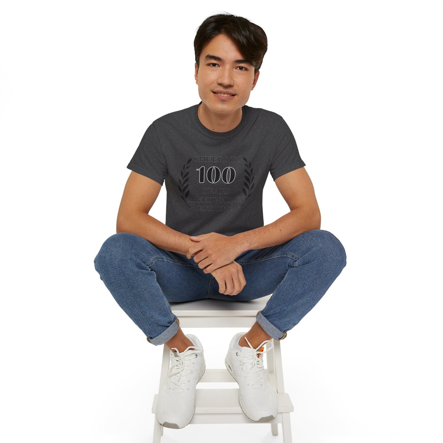 Adult 100th Anniversary - Speedway Cheers Tee