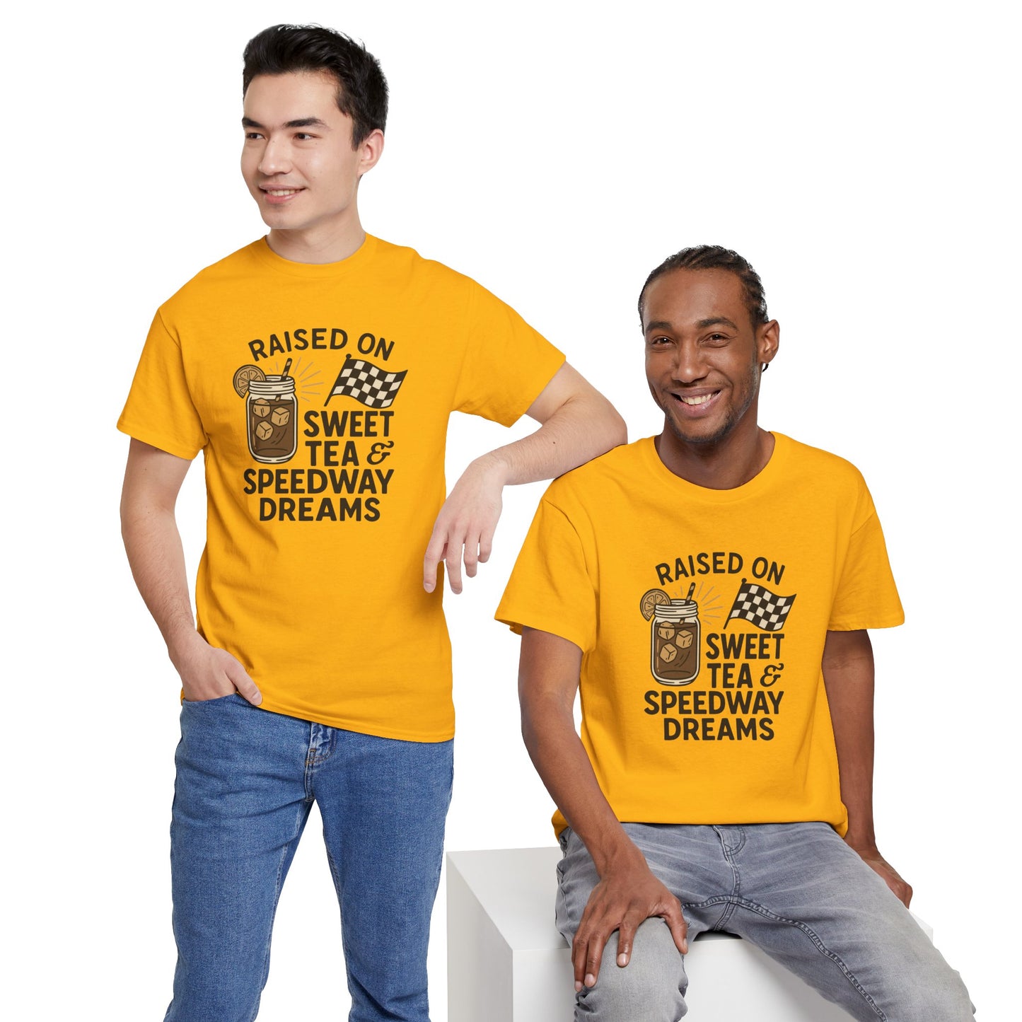 Raised on Sweet Tea & Speedway Dreams Tee