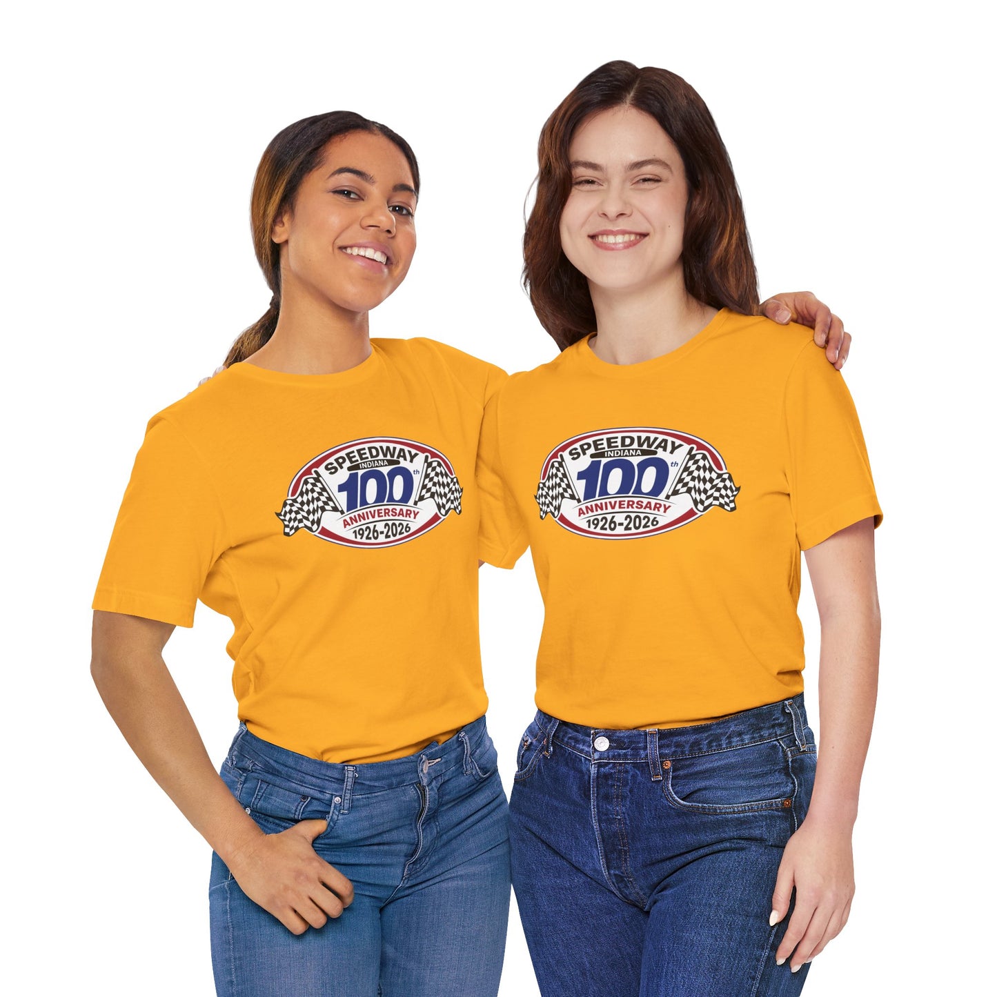 Adult Official Logo Centennial T-Shirt — Speedway '1926–2026'