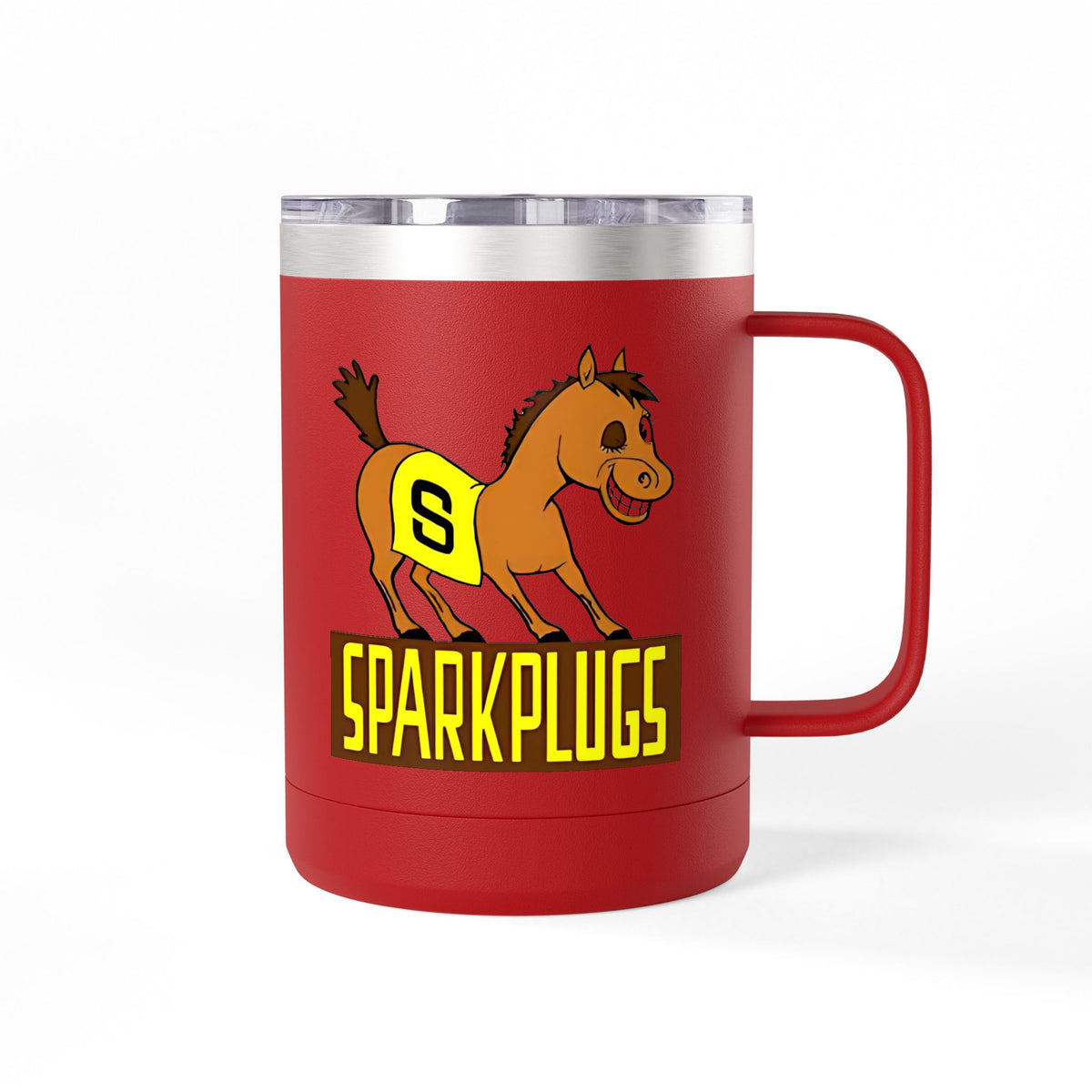 Old School Speedway Logo - 15oz Insulated Coffee Mug Tumbler with Lid