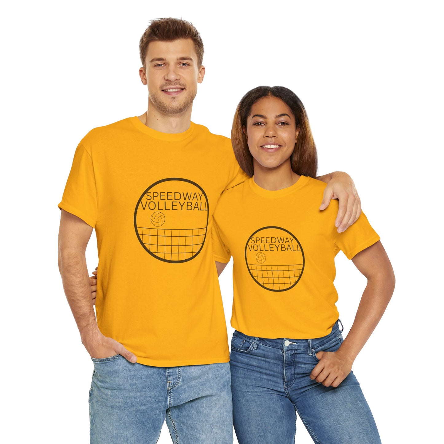 Adult Vintage Speedway Volleyball T-Shirt