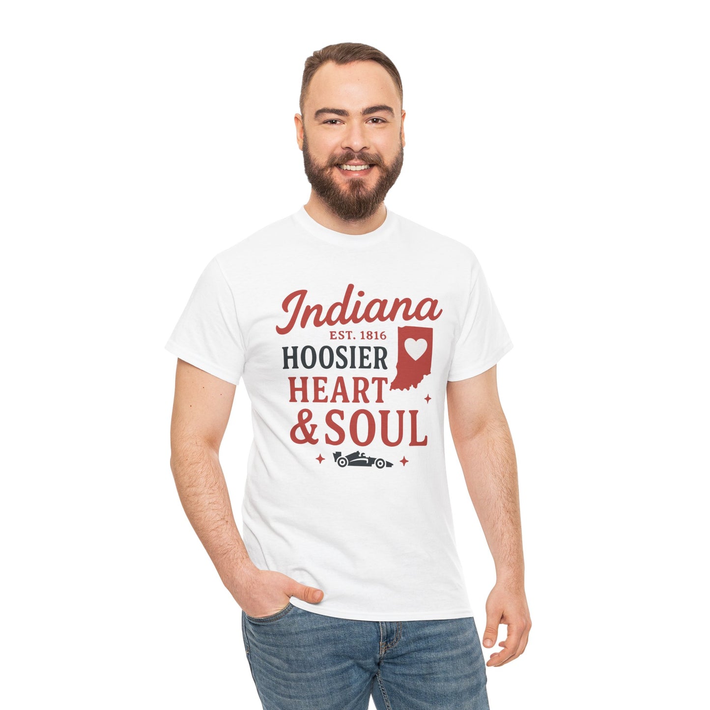 Indiana Hoosier Heart & Soul T-Shirt