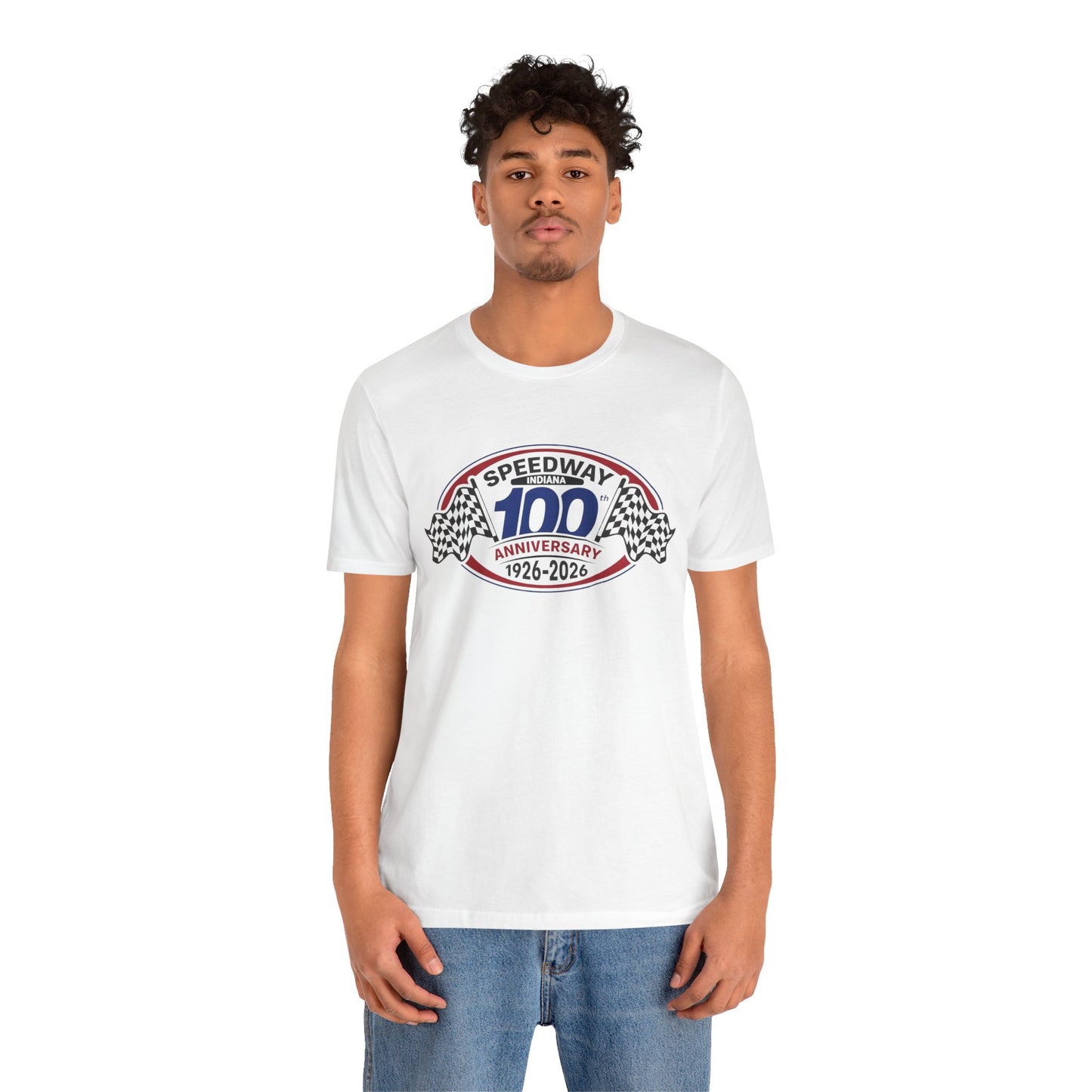 Adult Official Logo Centennial T-Shirt — Speedway '1926–2026'