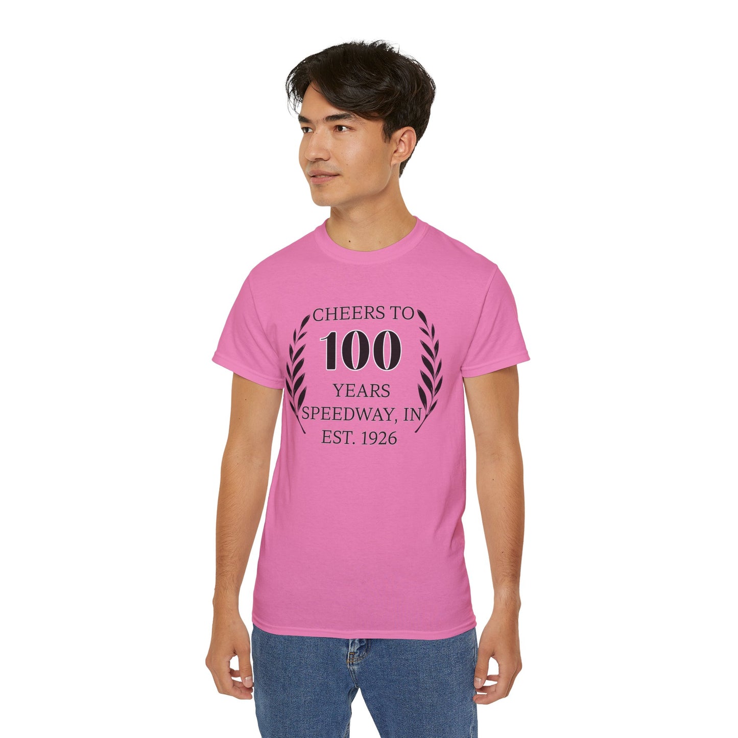 Adult 100th Anniversary - Speedway Cheers Tee