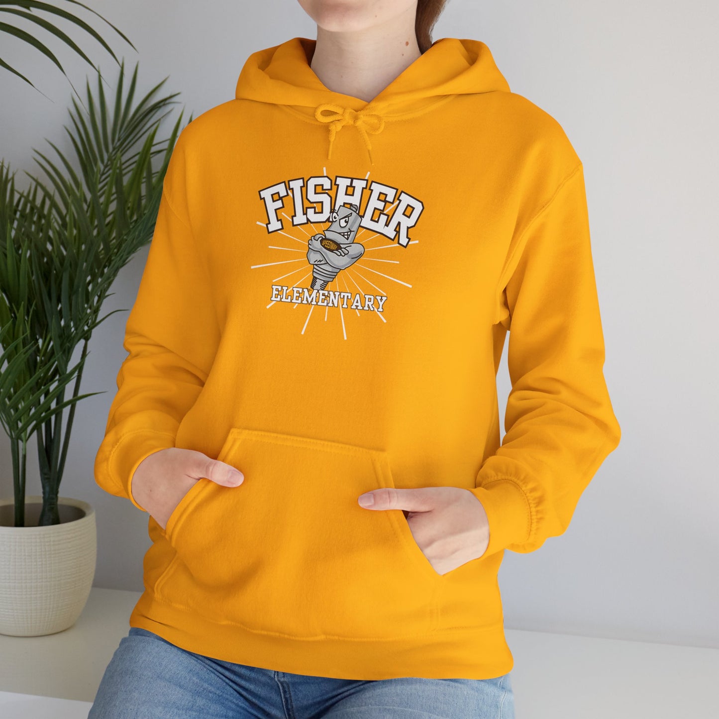 Adult - Fisher Elementary Hooded Sweatshirt