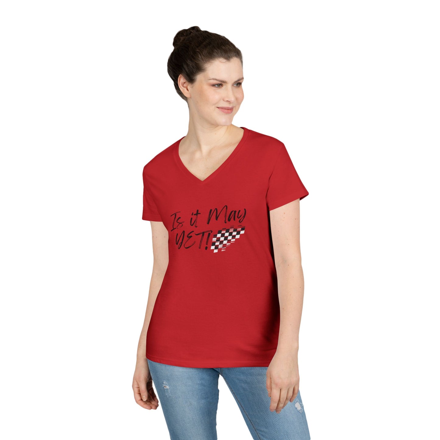 Is It May Yet? V-Neck Women's Tee